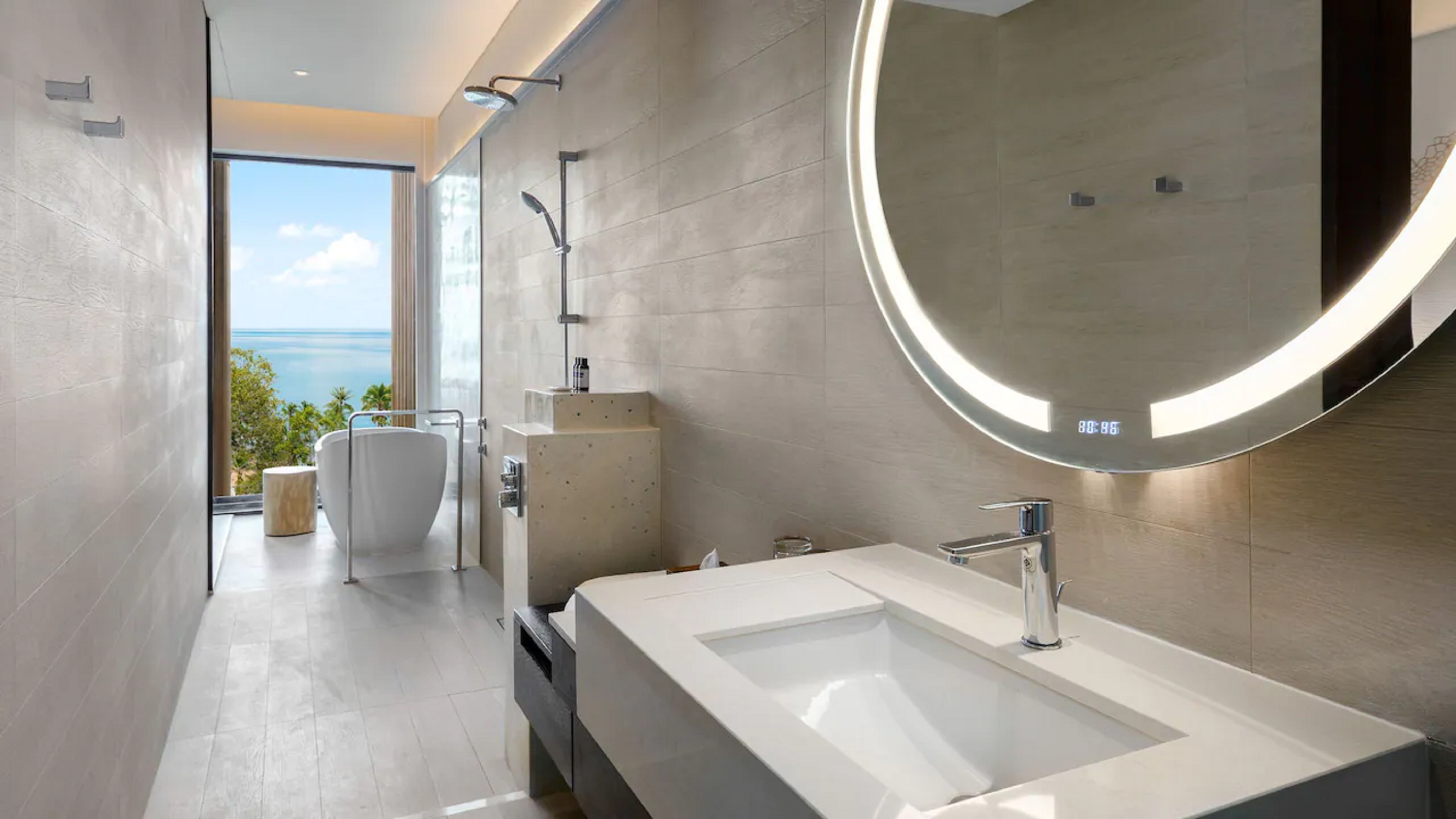 Double Partial Ocean View King Bed