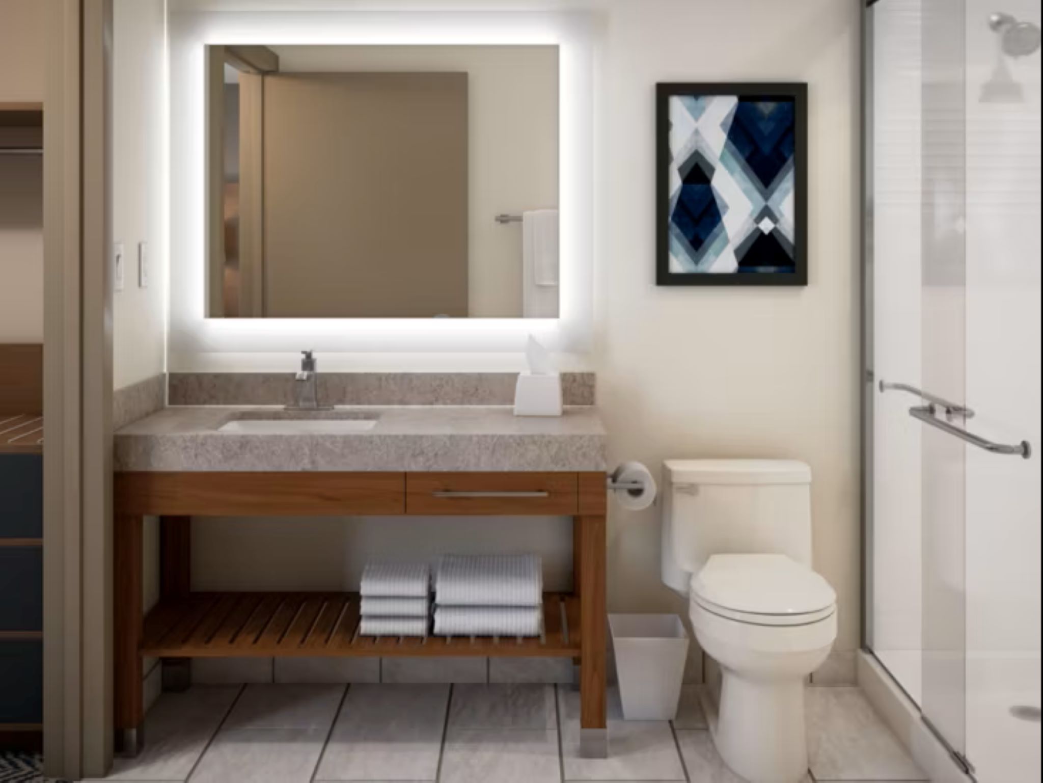 Studio Accessible King Size Bed