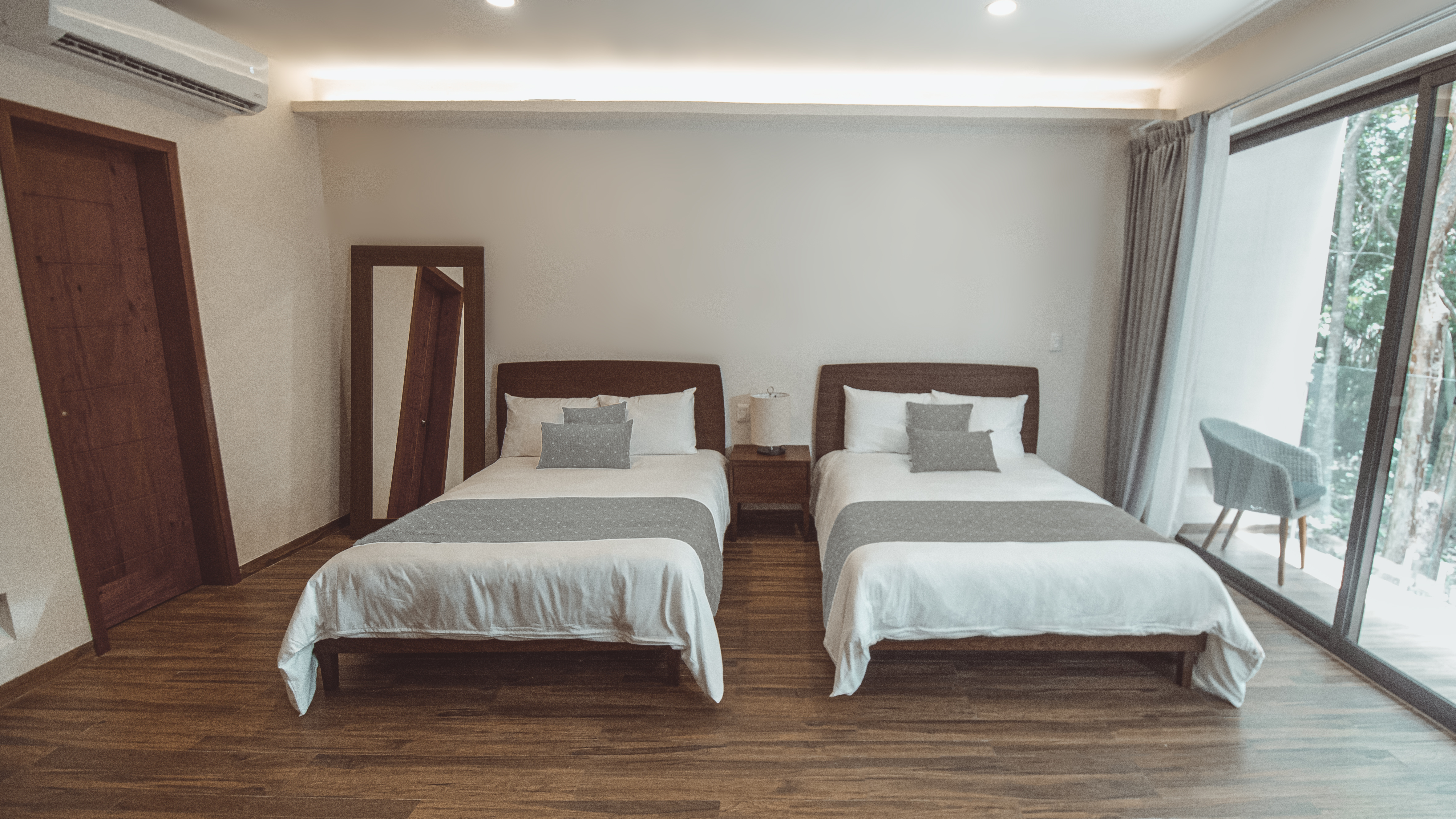 Double Two Double Beds