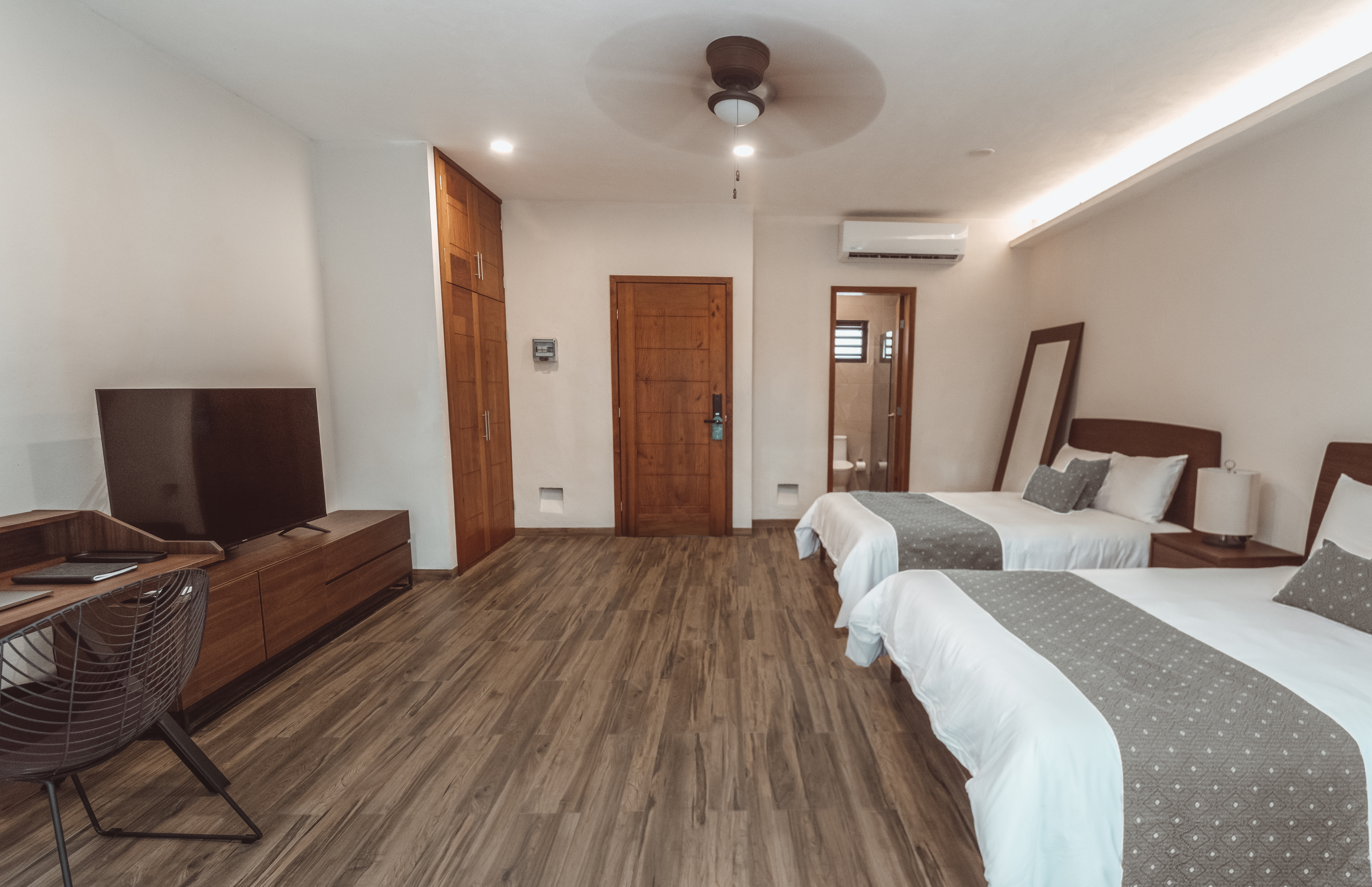 Double Two Double Beds