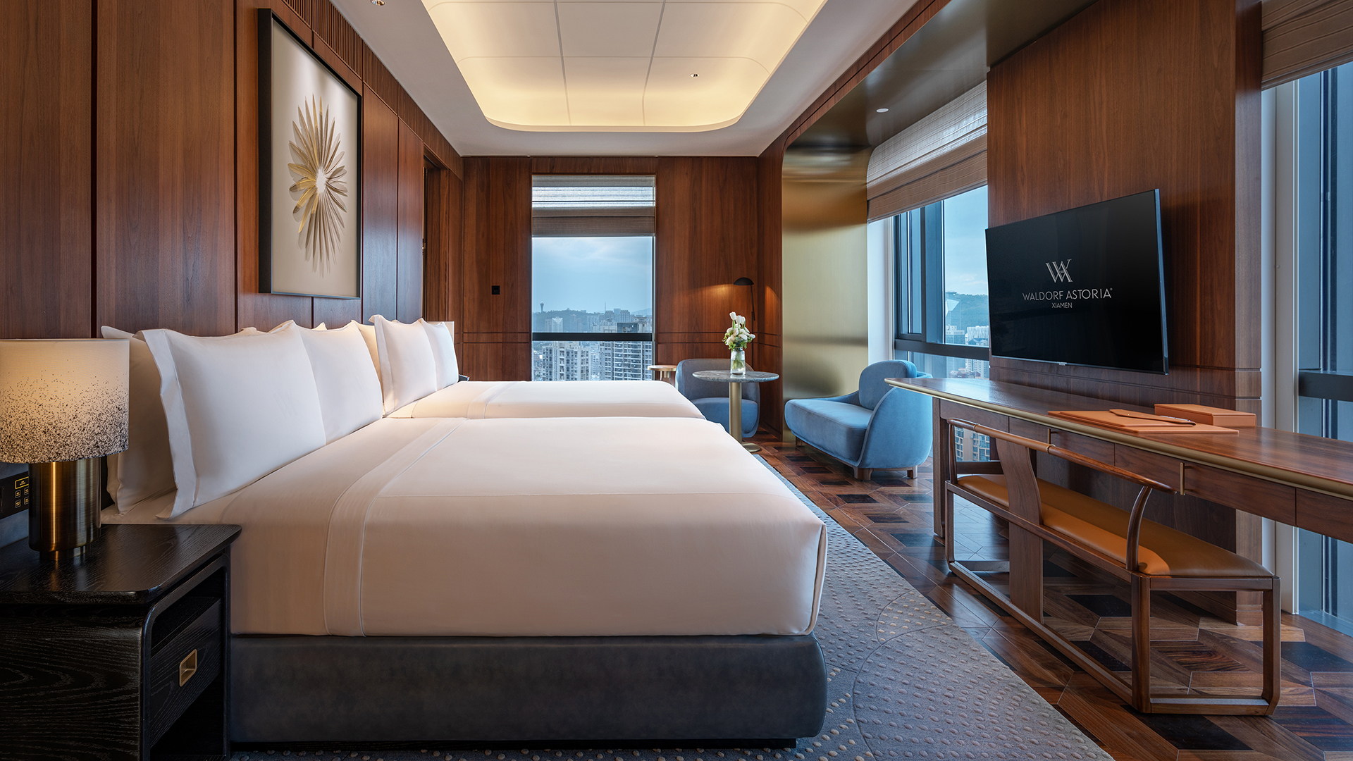 Double Two Queen Beds