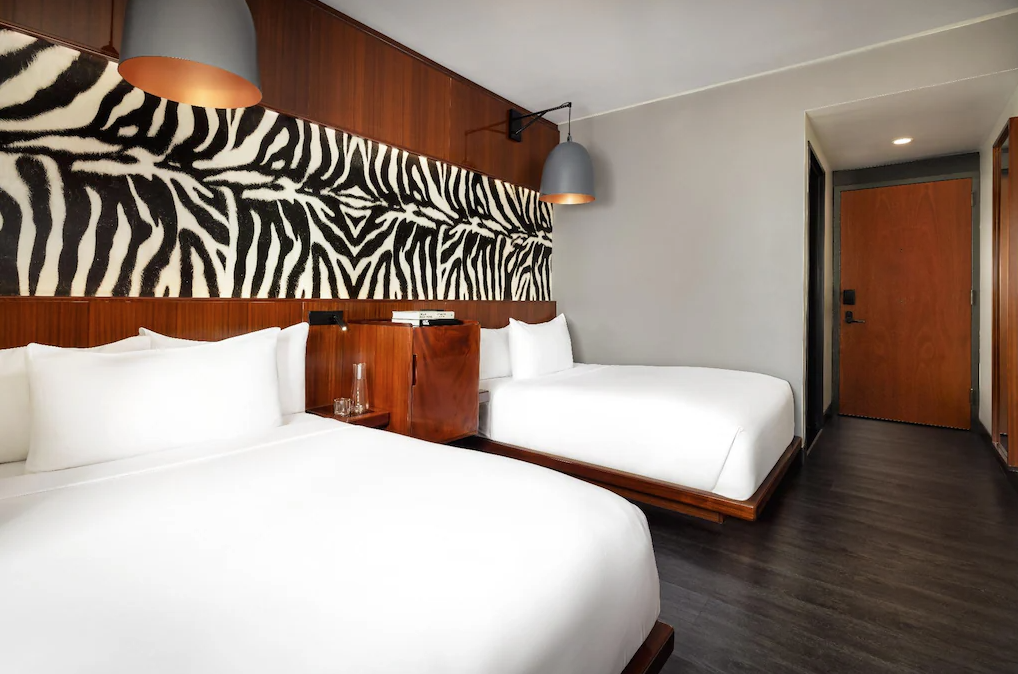 Double City View Two Double Beds