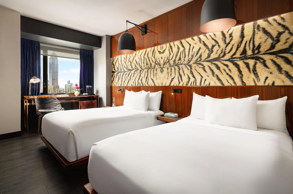 Room City View Two Double Beds