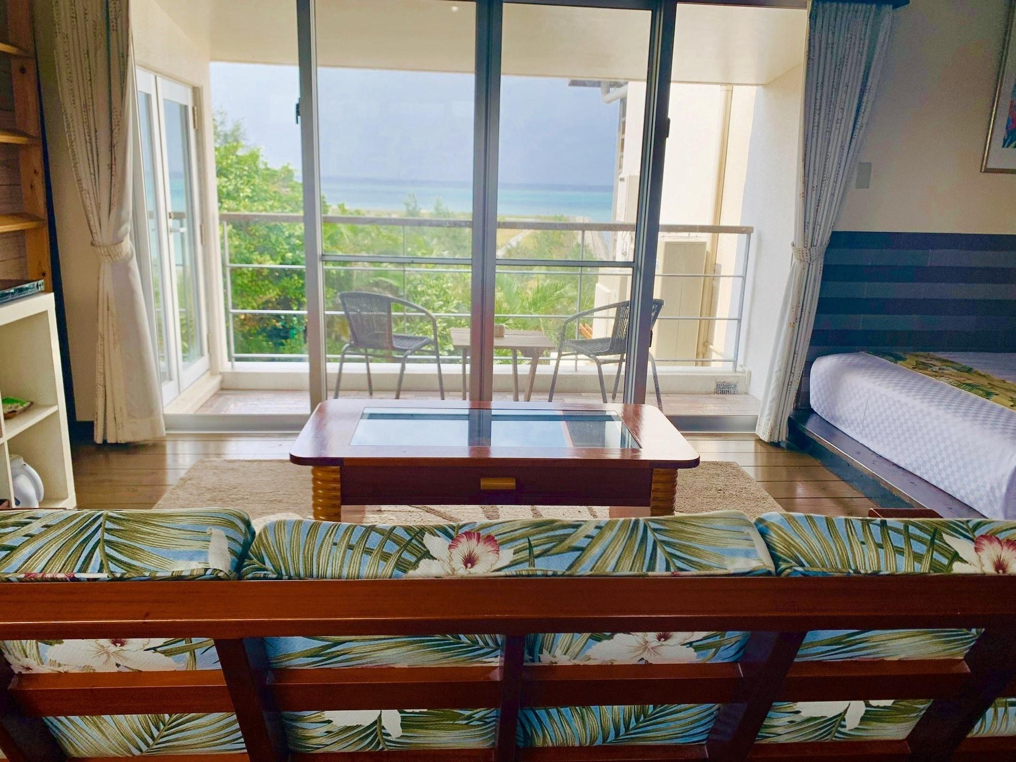 Twin Ocean View Two Double Beds
