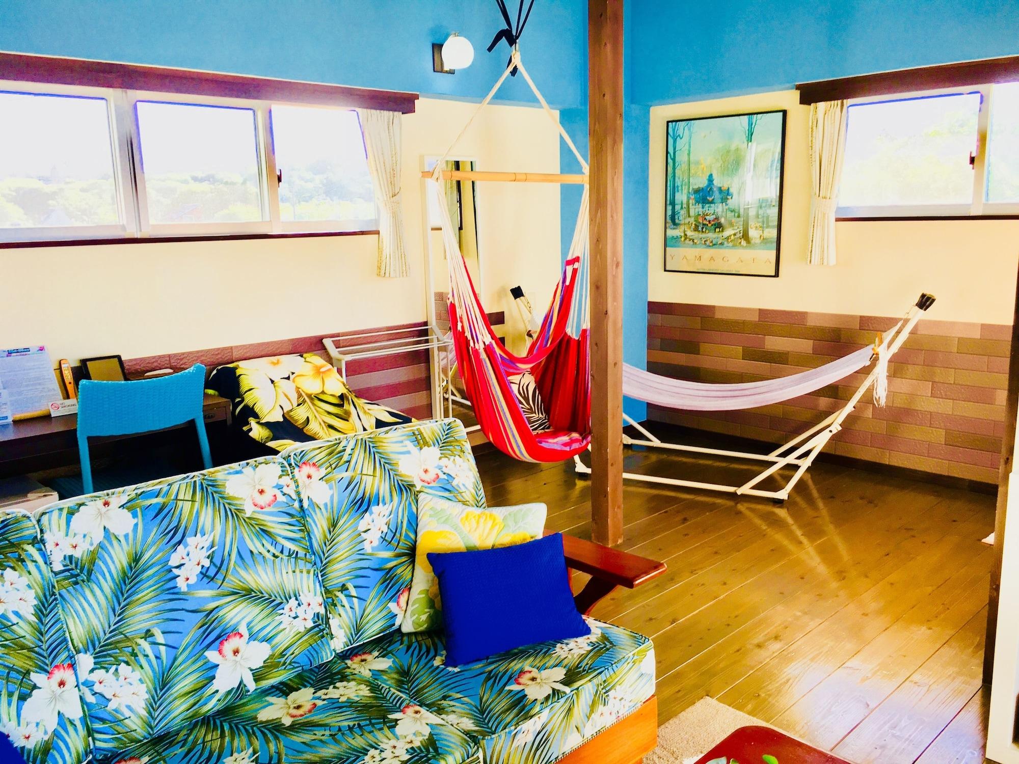 Twin Ocean View Two Double Beds