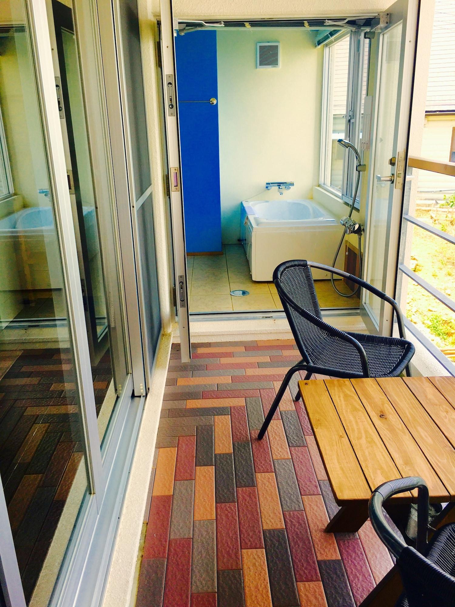 Twin Ocean View Two Double Beds