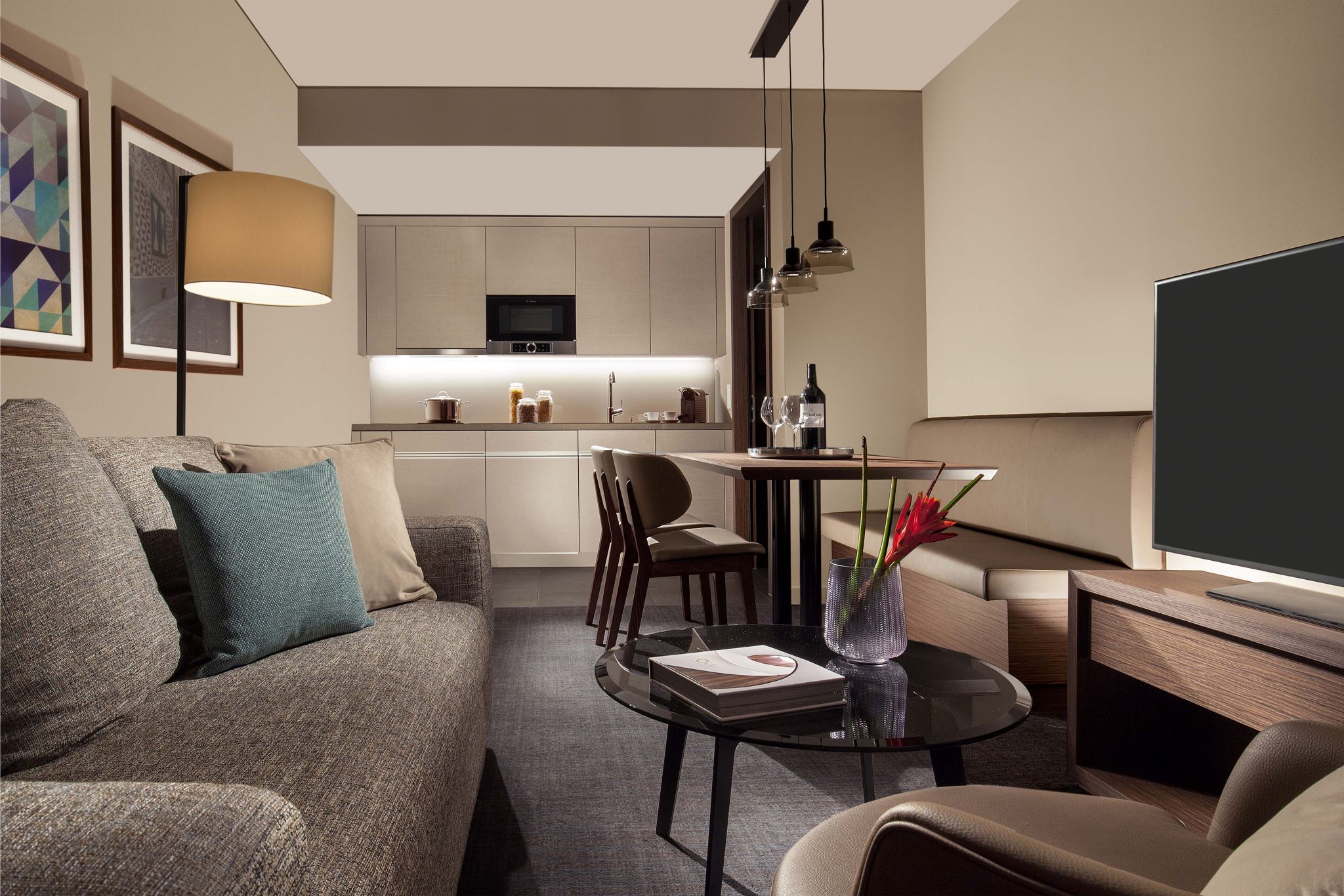 Family Room Two Bedrooms with Kitchenette