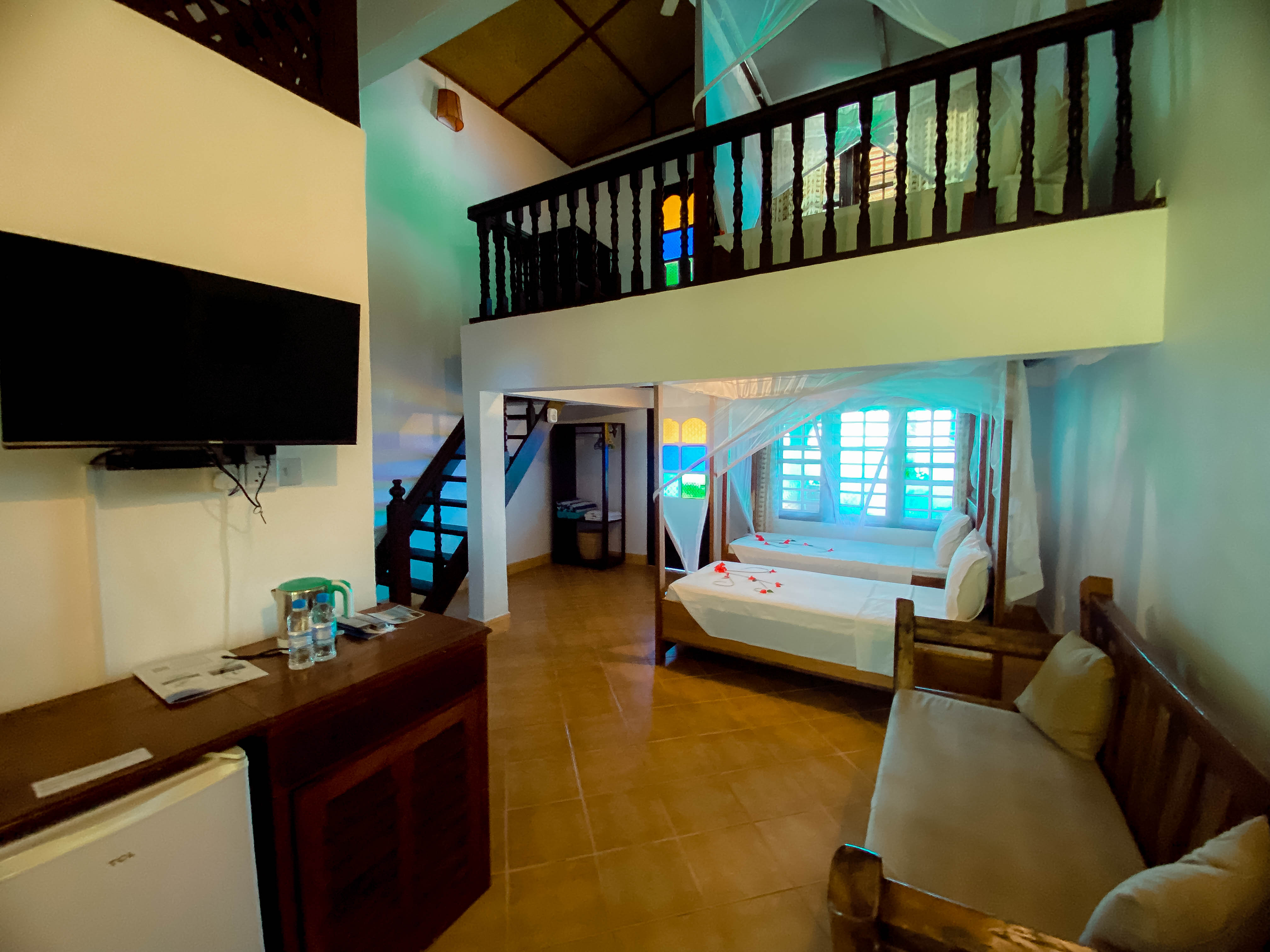 Double Three Bedrooms One Bathroom