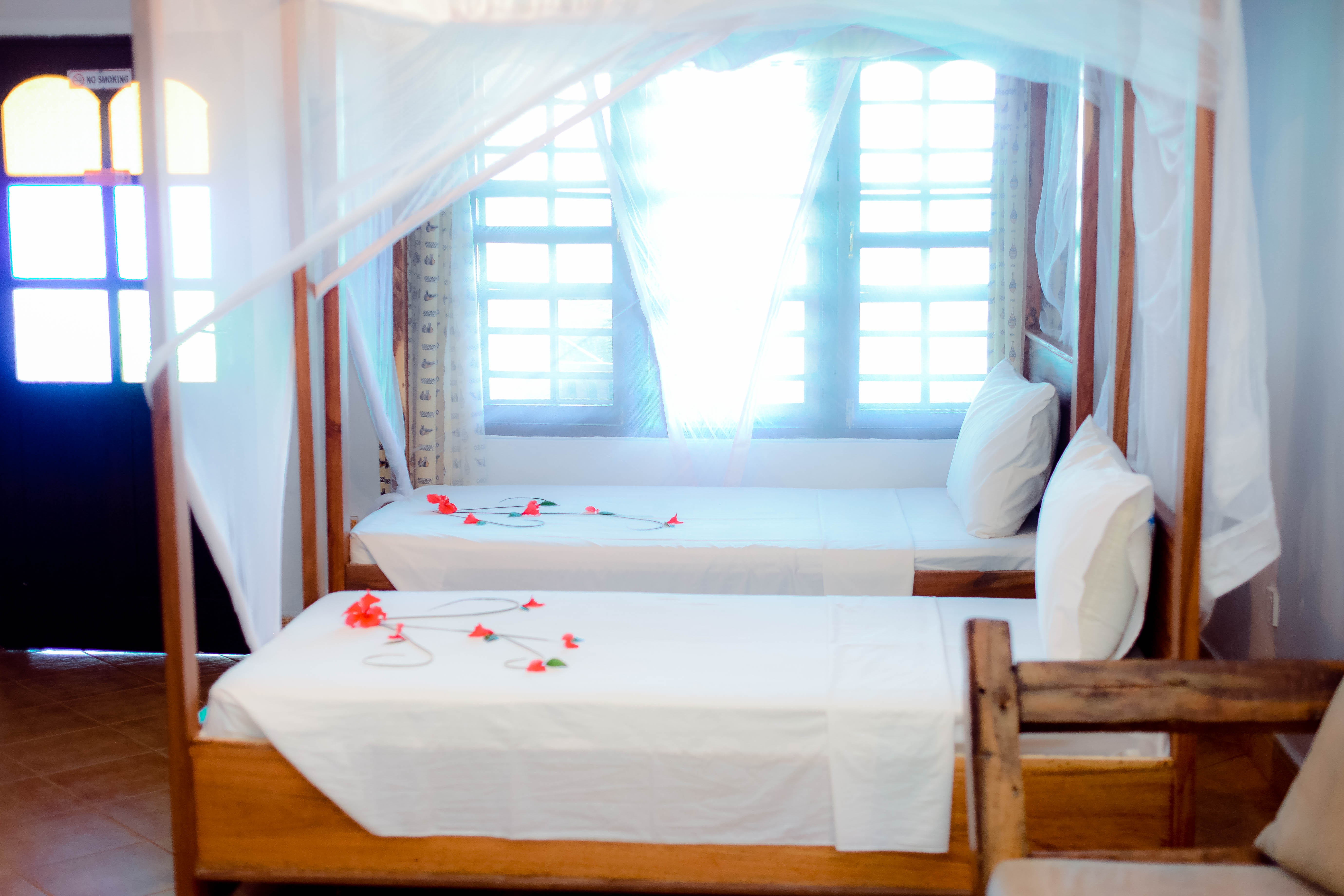 Double Three Bedrooms One Bathroom