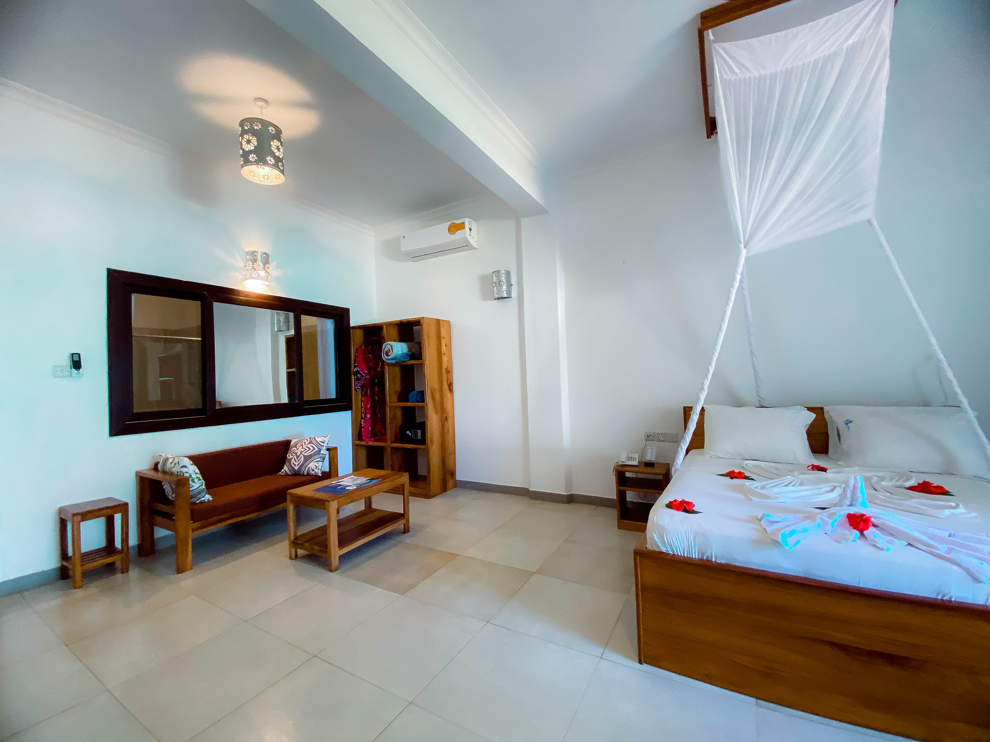 Double or Twin Two Bedrooms One Bathroom