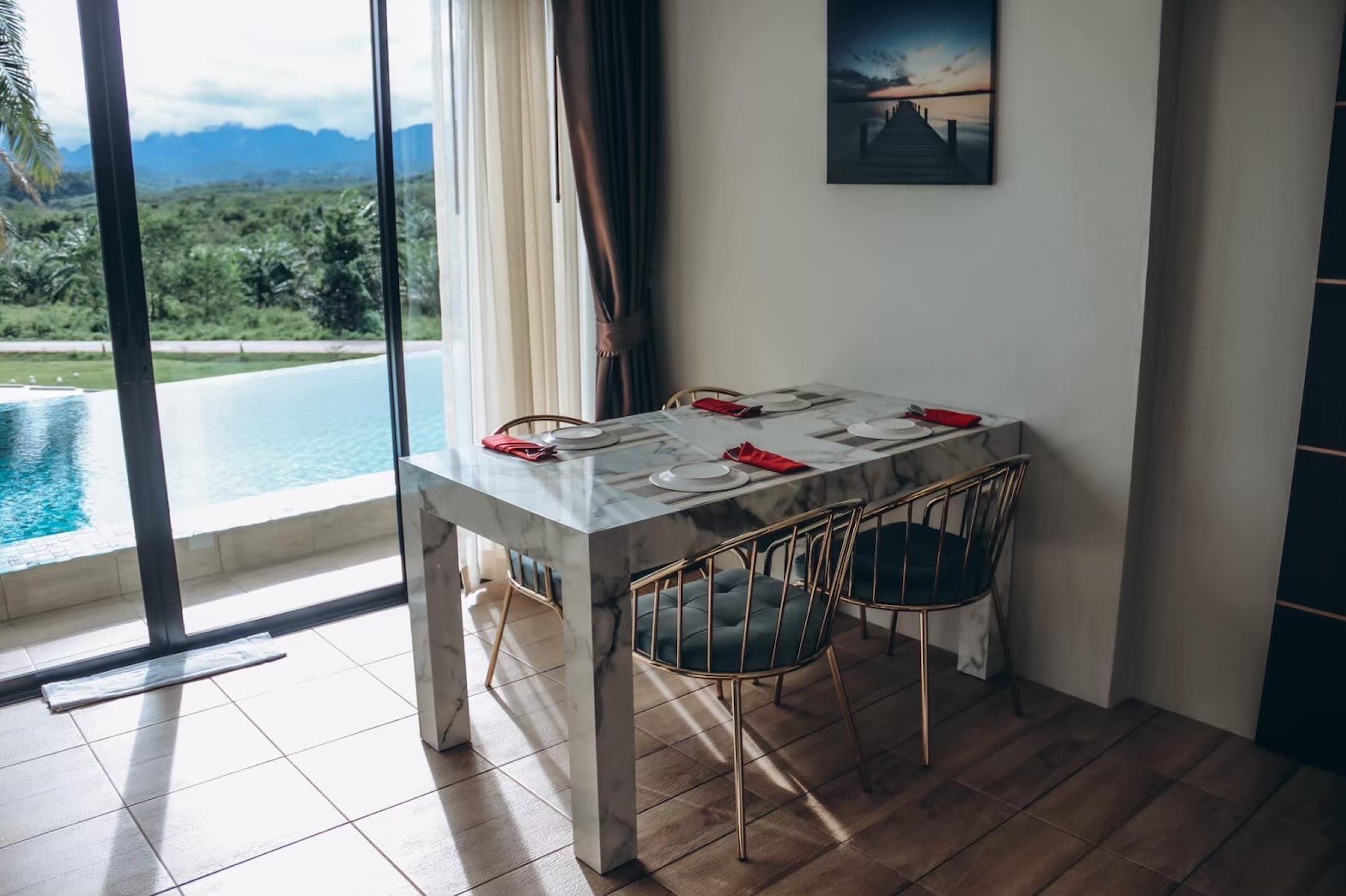 Family Room Pool View