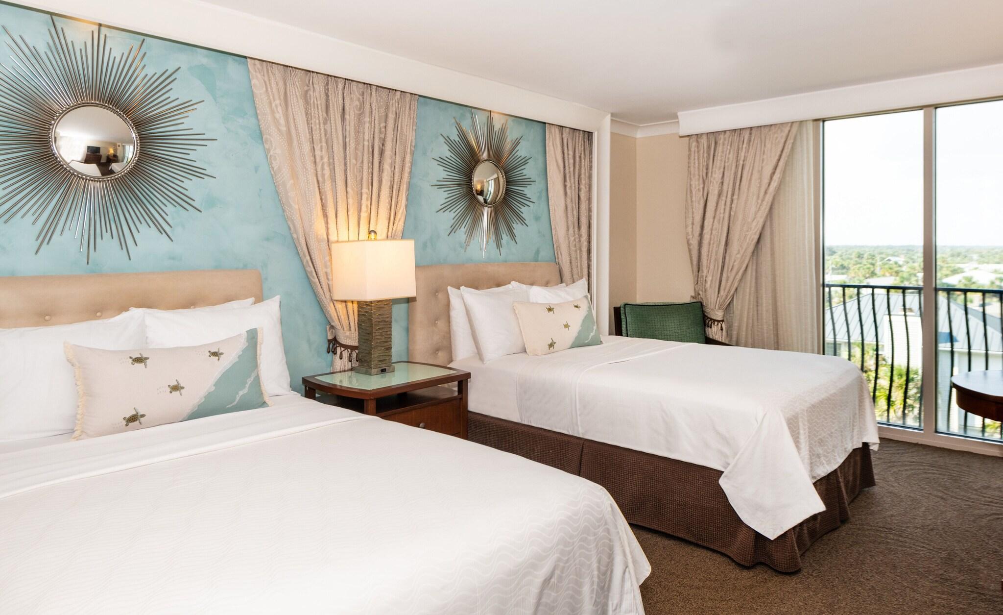 Double Two Double Beds with Views