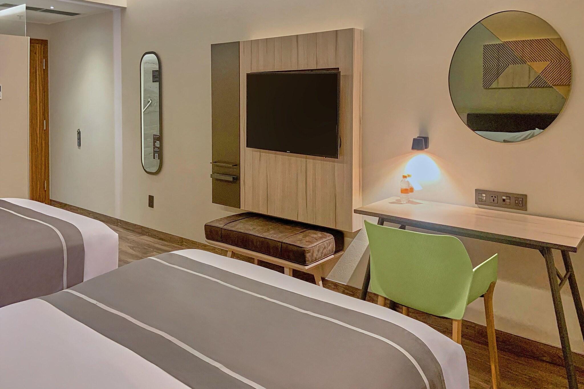 Double Two Double Beds