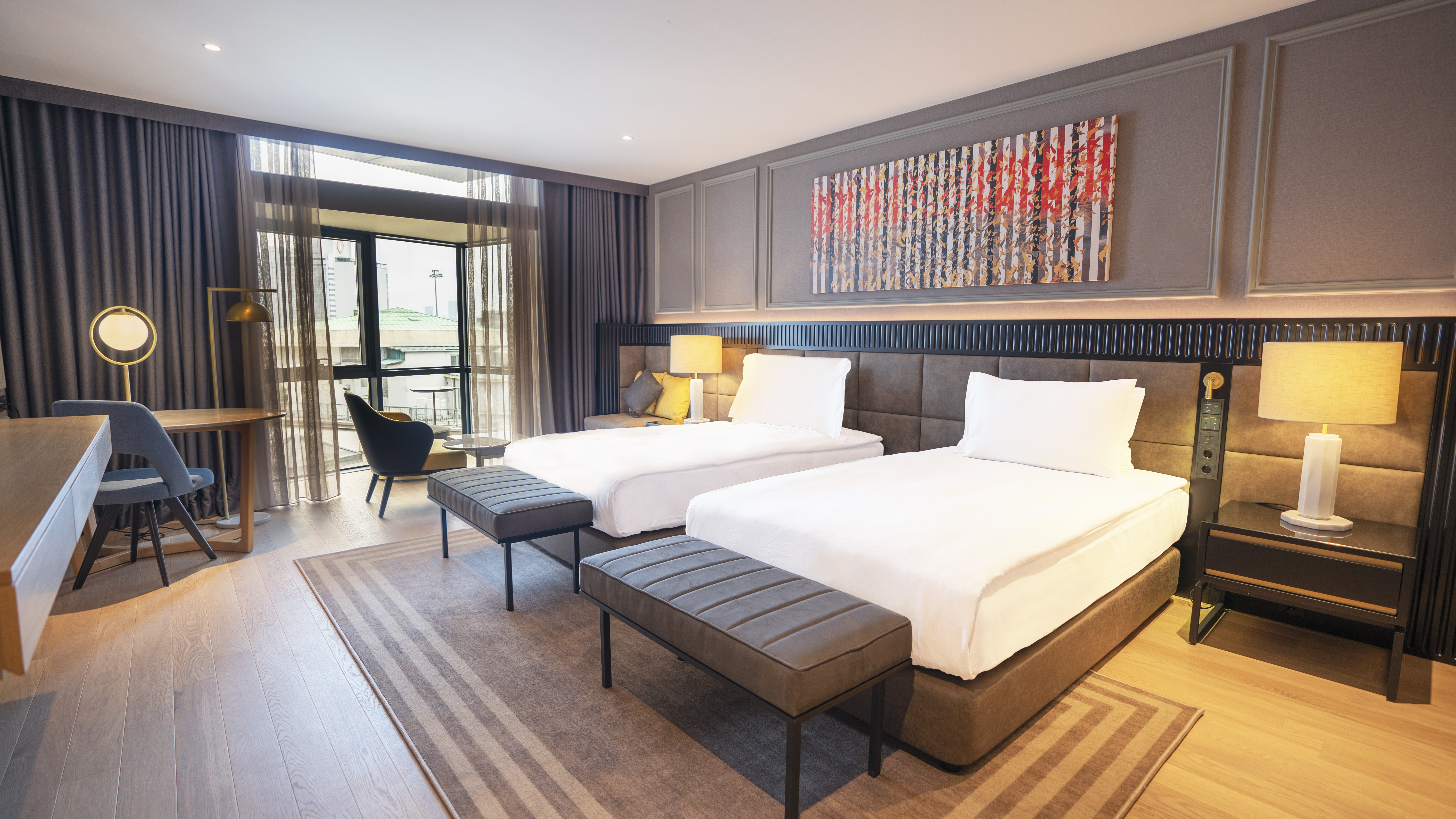 Double King Size Bed