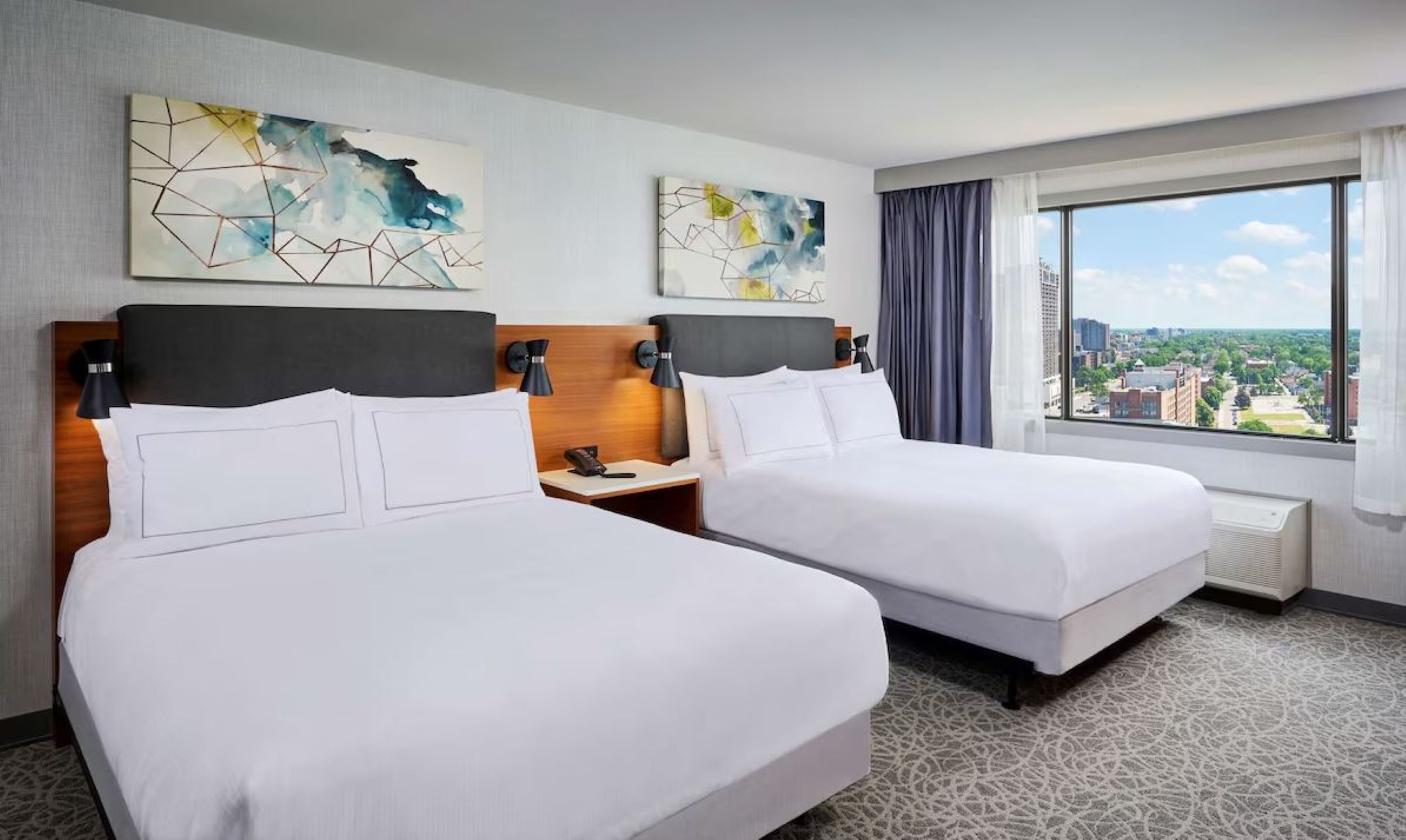 Double Two Queen Beds