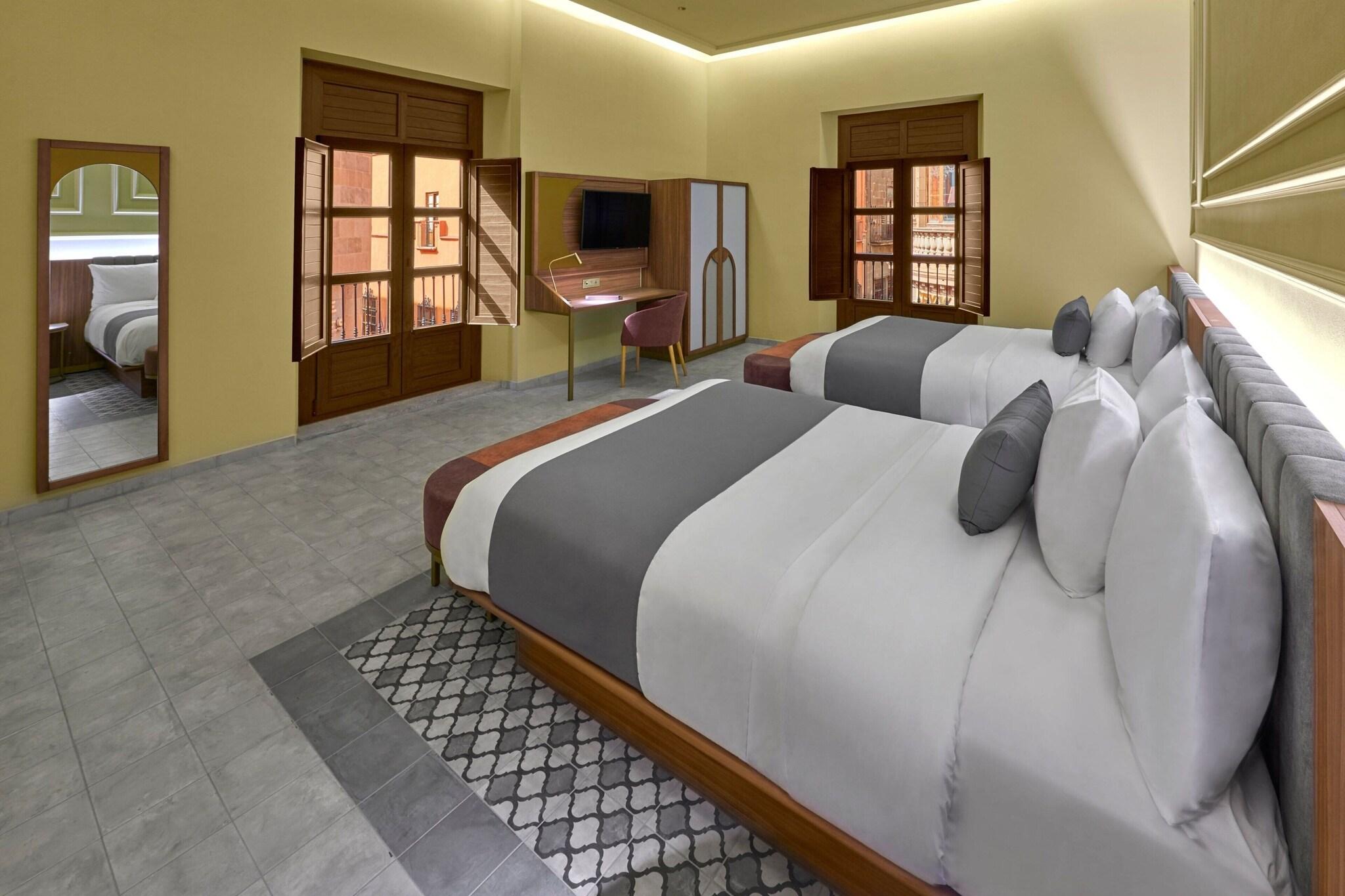 Double Two Queen Beds