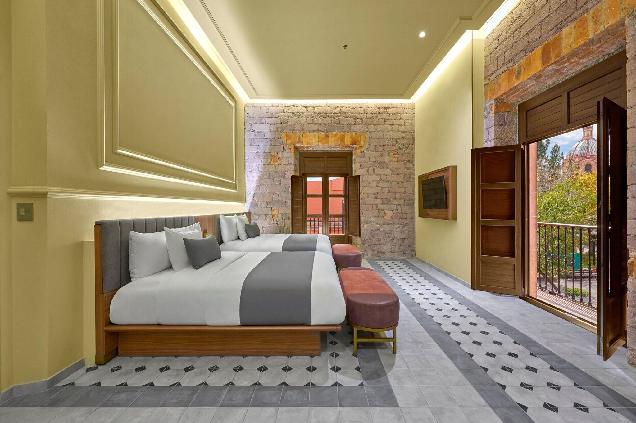 Double Two Queen Beds