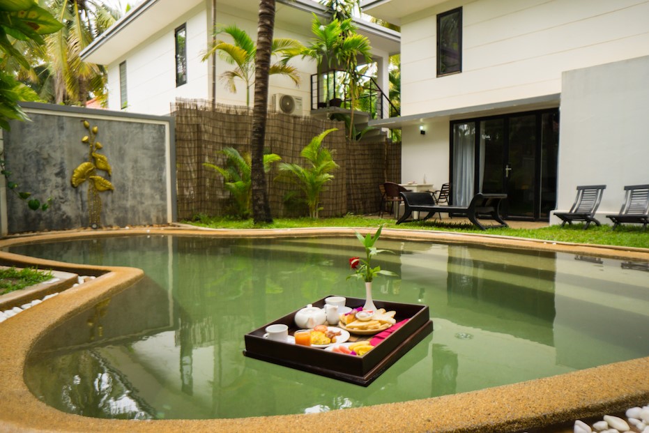 Family Room with Private Pool