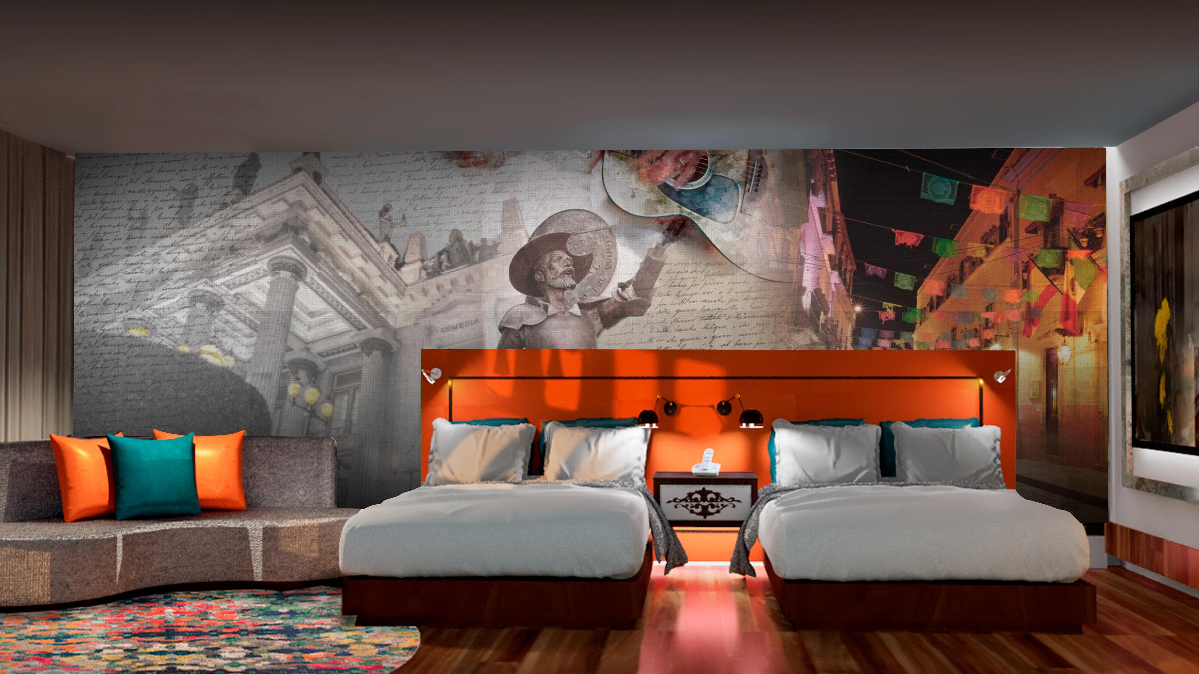 Double Two Queen Beds