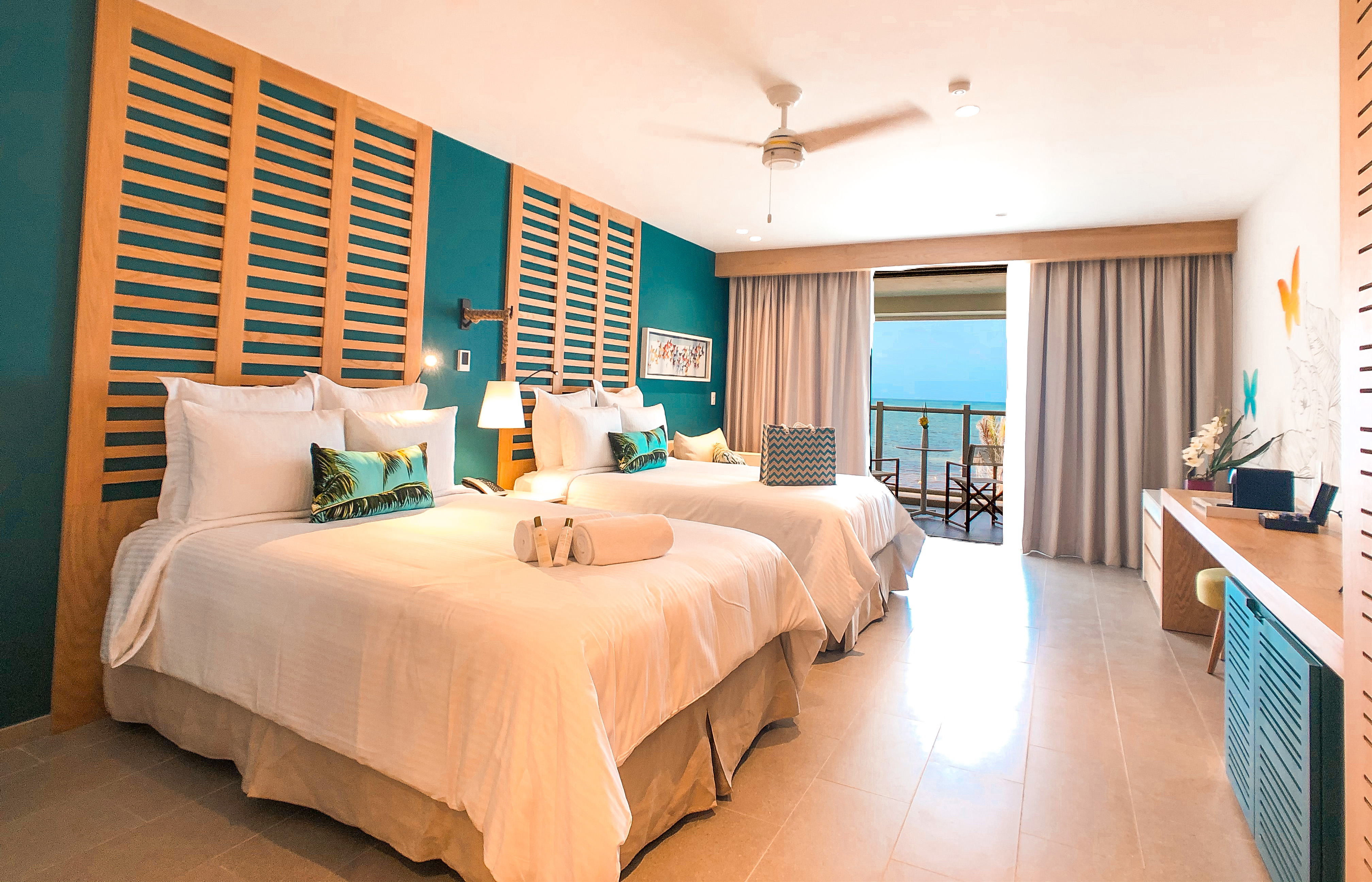 Junior Suite Ocean View Two Double Beds