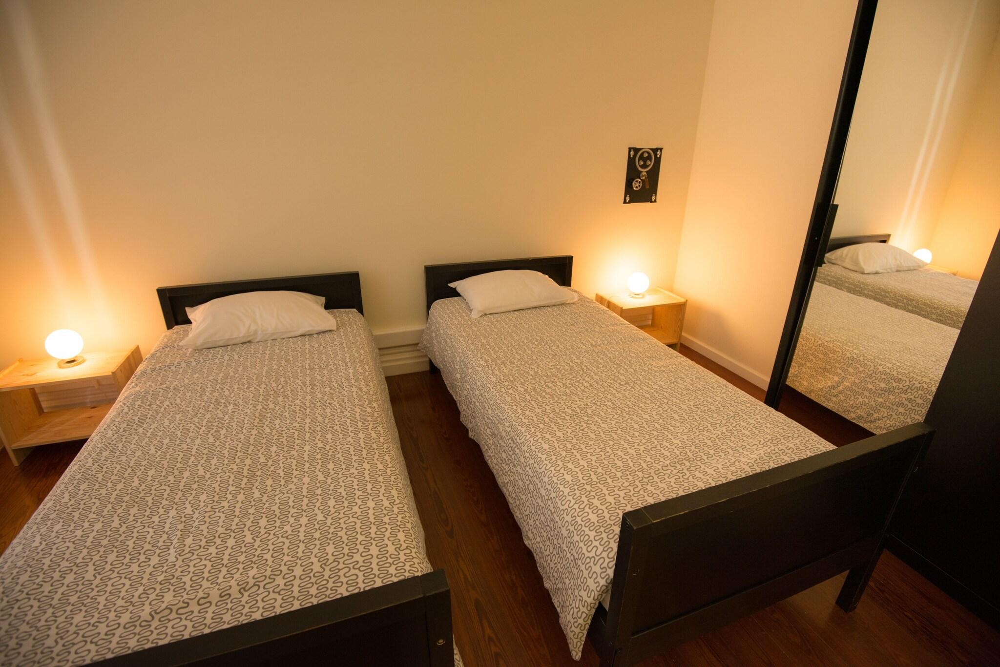 Twin with Shared Bathroom