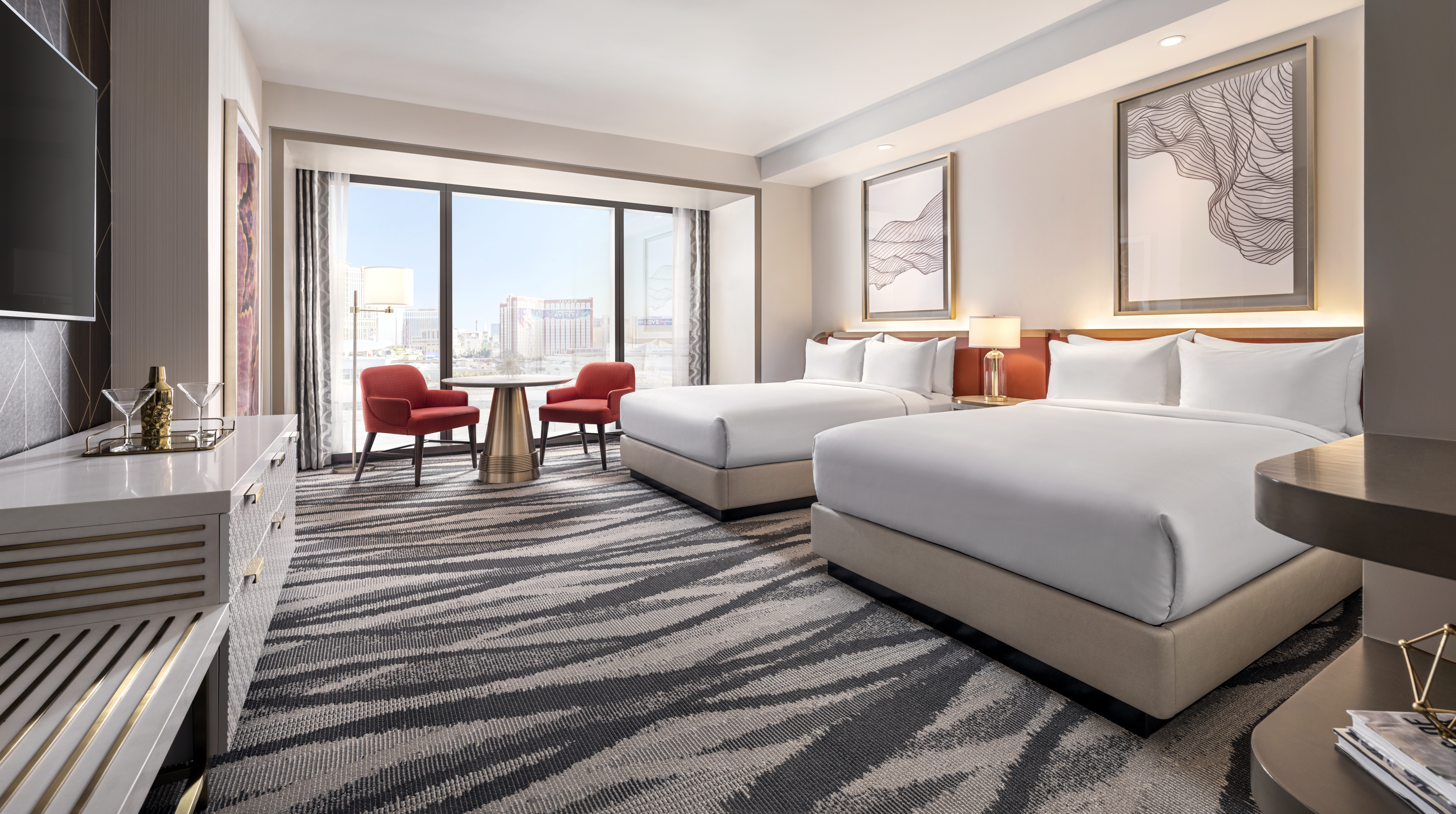 Double Two Queen Beds Premium