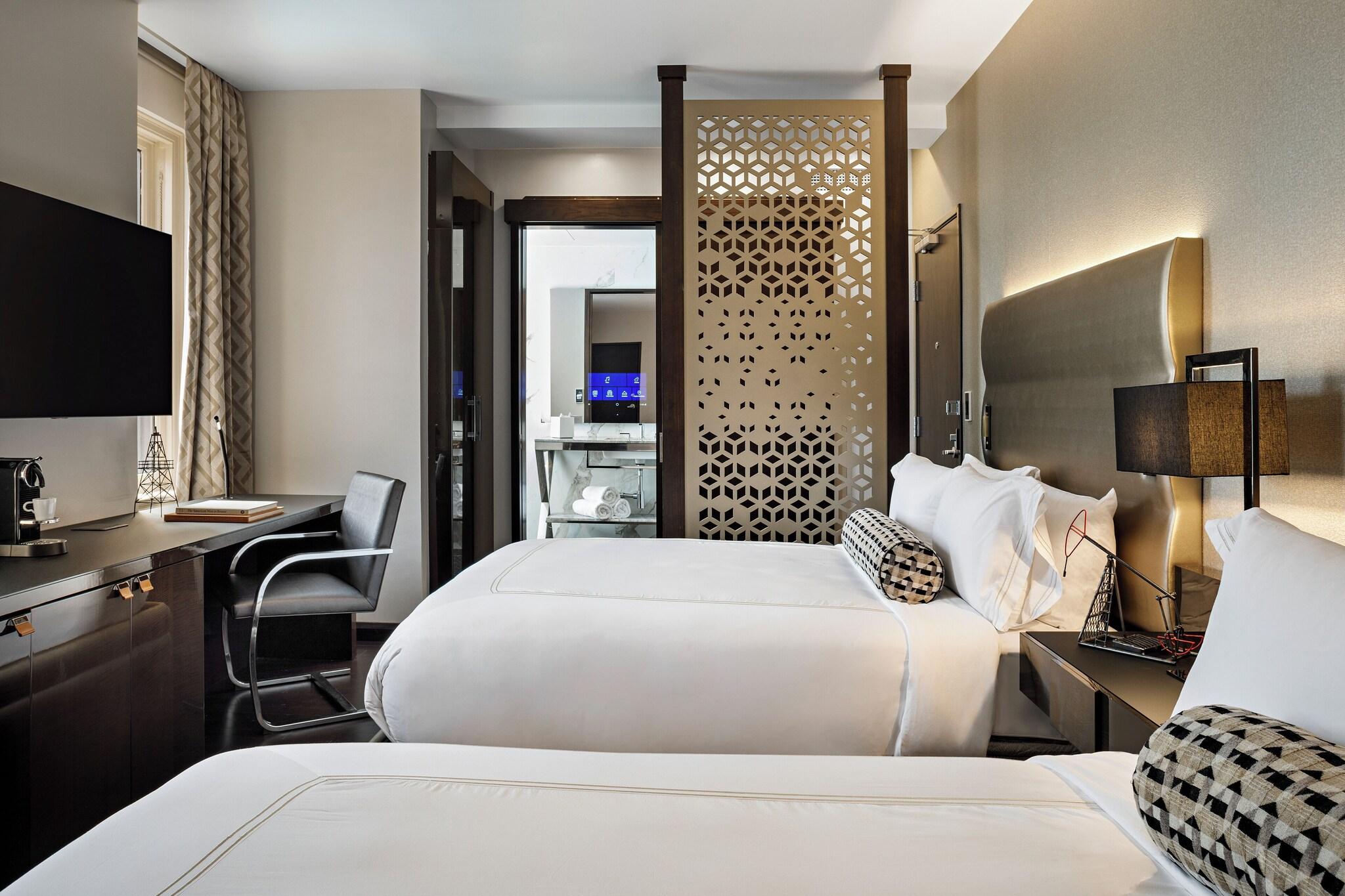 Double Two Queen Beds