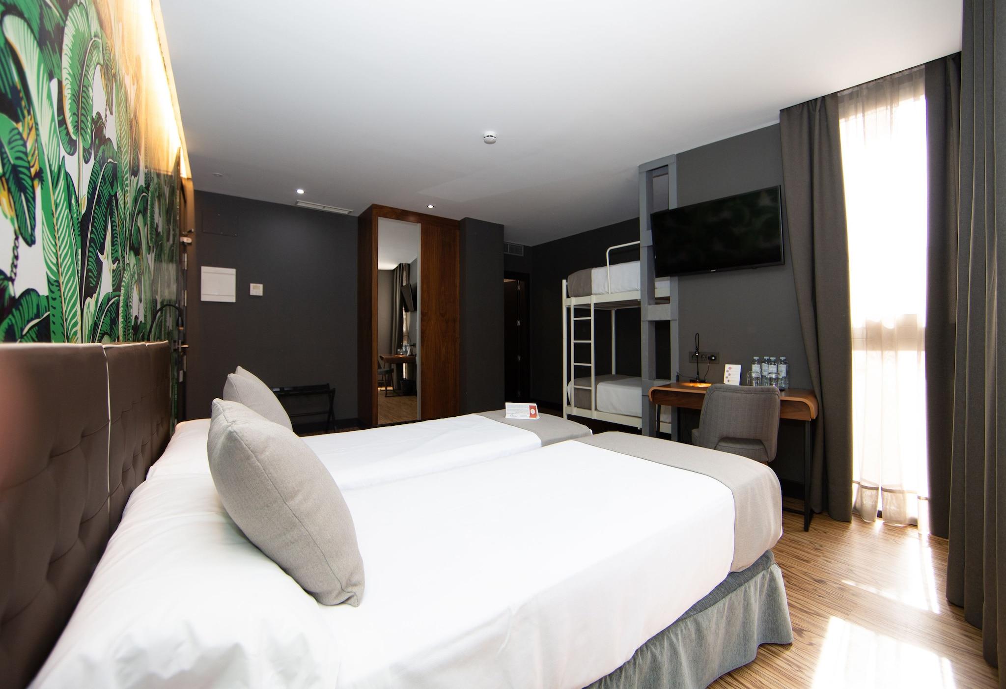 Quadruple City View Two Beds