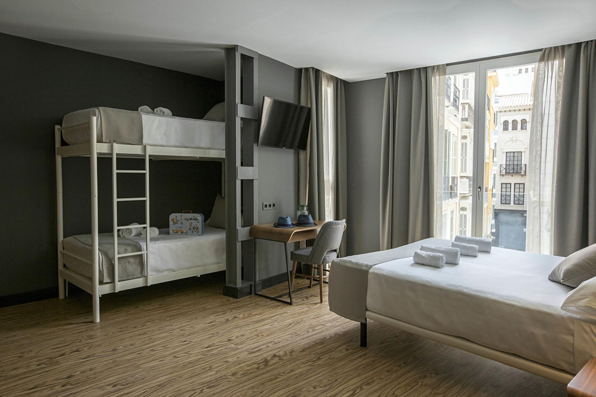 Quadruple City View Two Beds