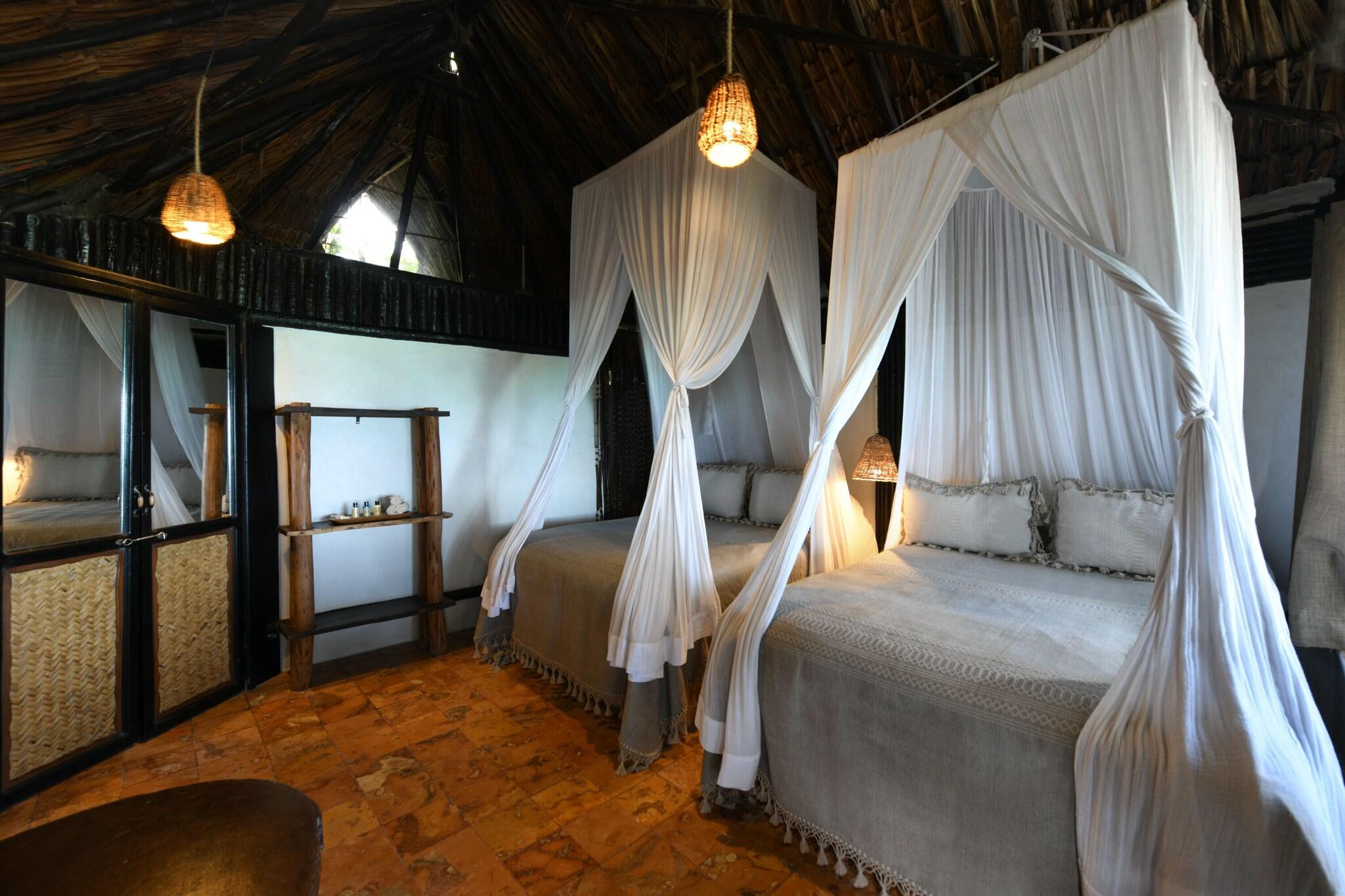 Bungalow Ocean View Two Double Beds