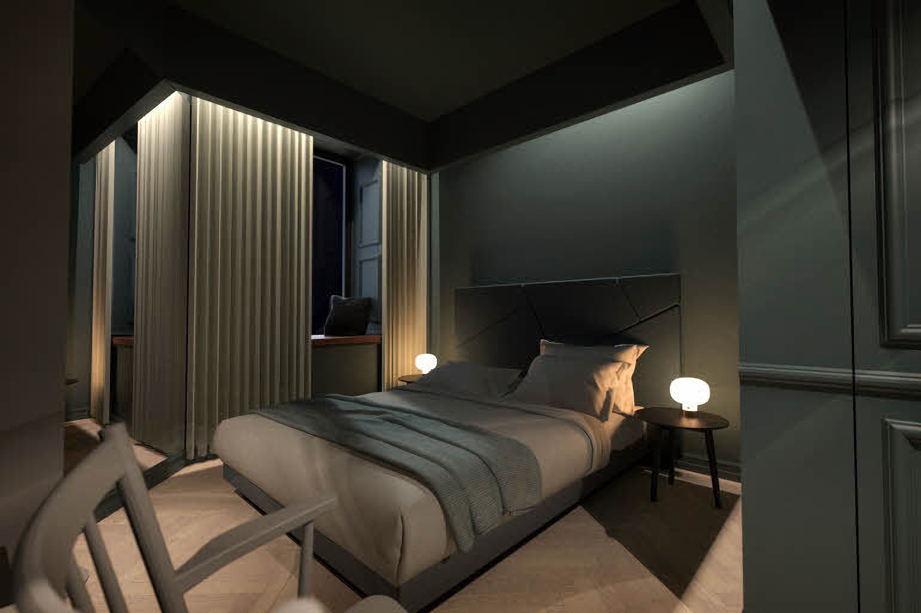 Double Single King Size Bed