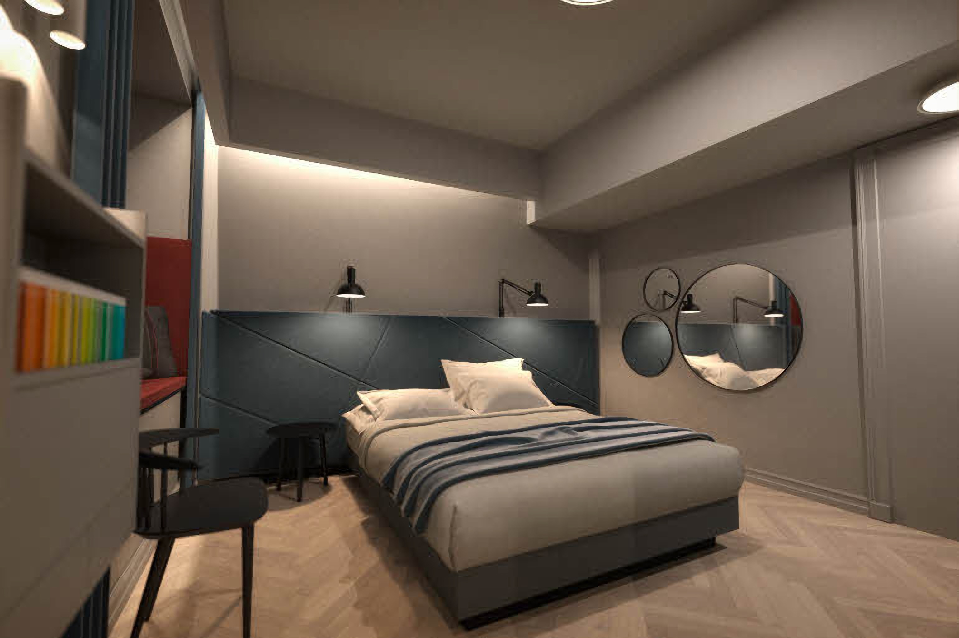 Double Single King Size Bed