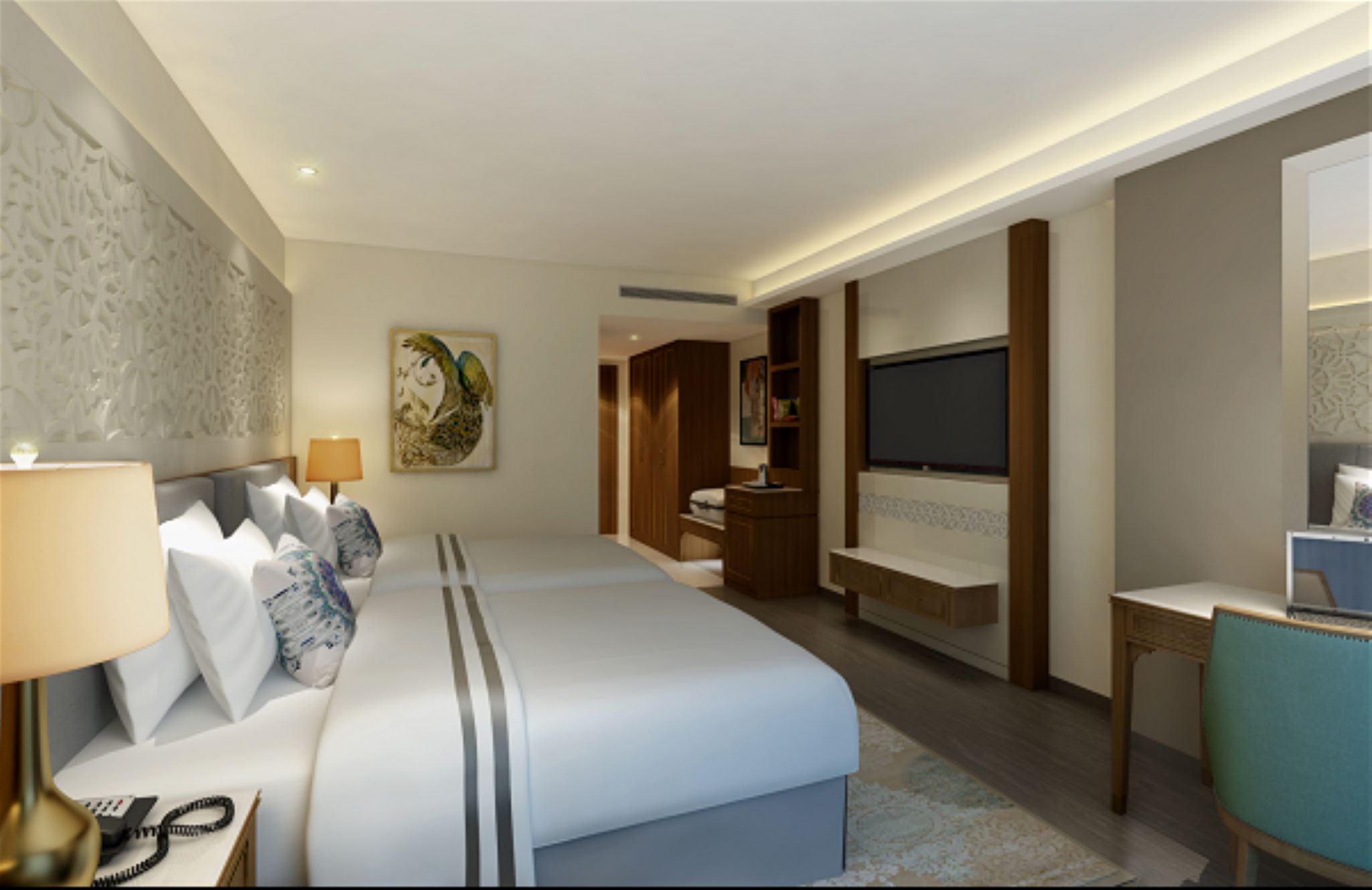 Double Deluxe King Bed