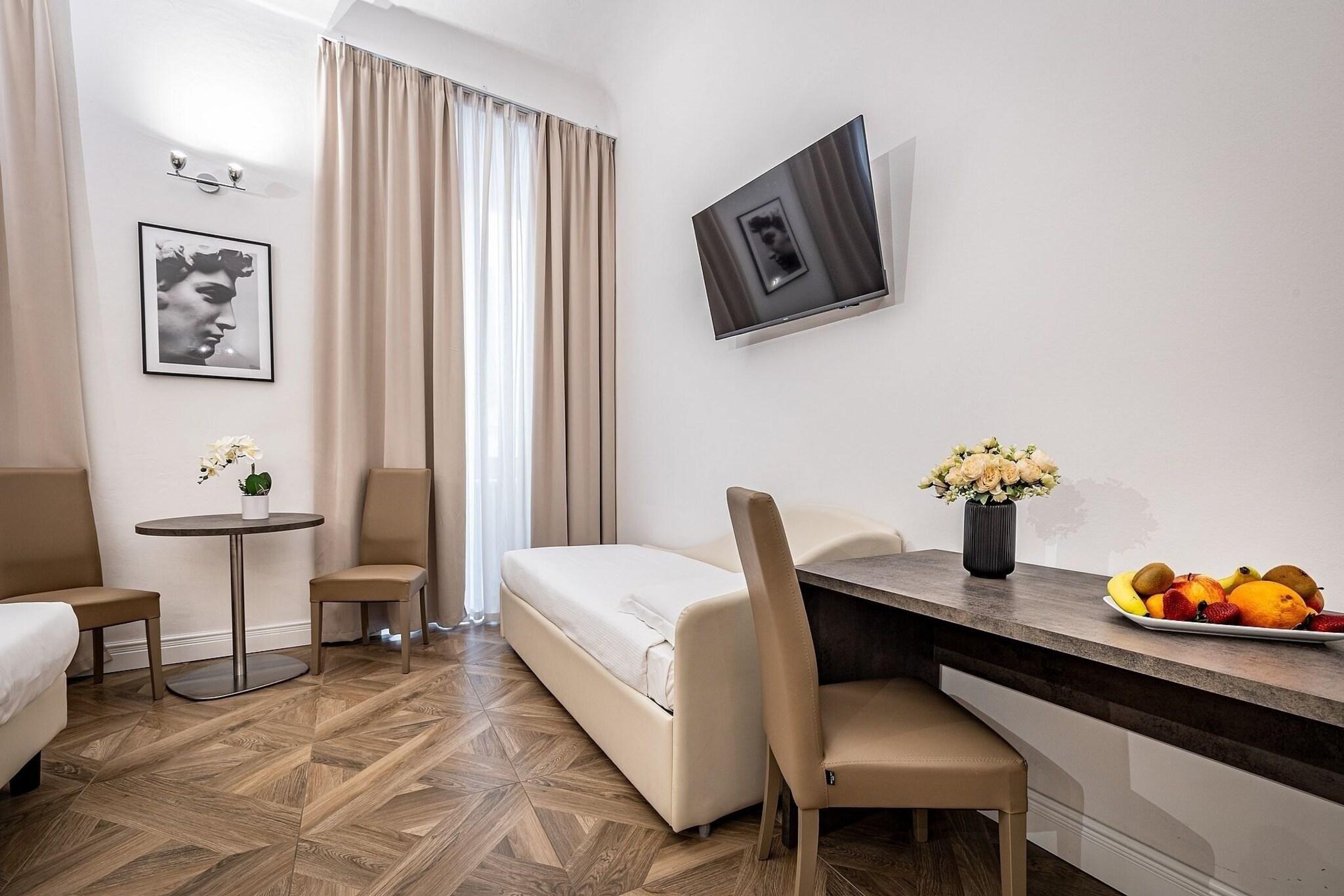 Quadruple with Double Bed