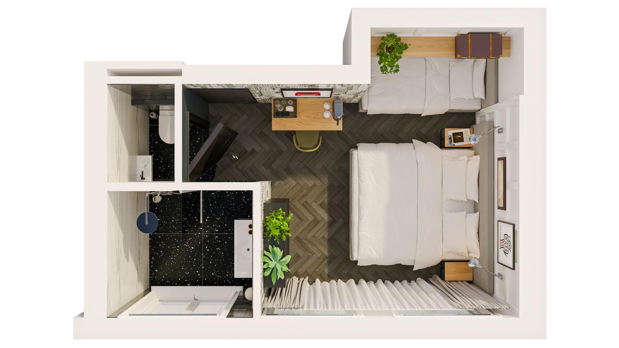 Triple Deluxe Two Beds