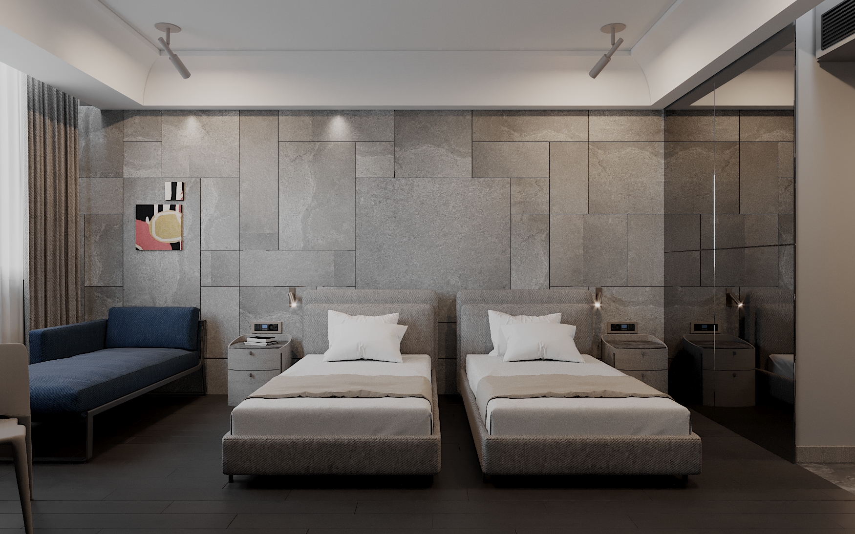 Double Deluxe Two Beds