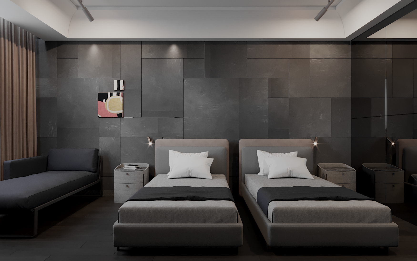 Double Deluxe Two Beds