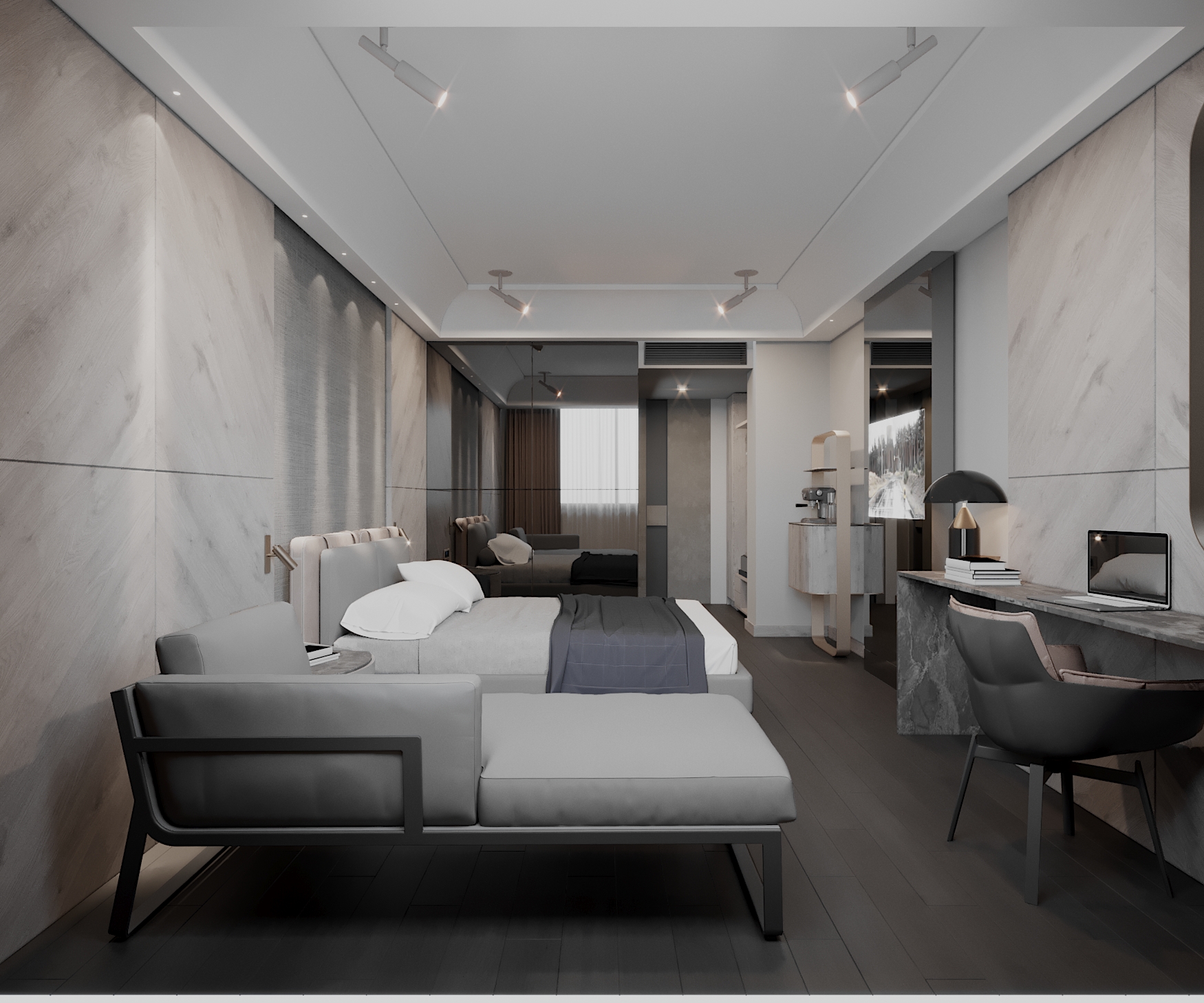 Double Deluxe One Bed