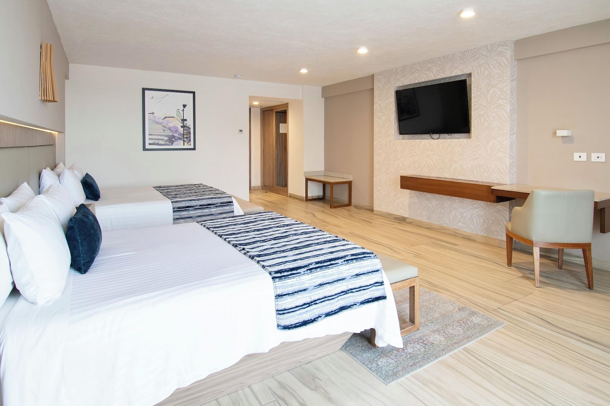 Double Two Queen Beds