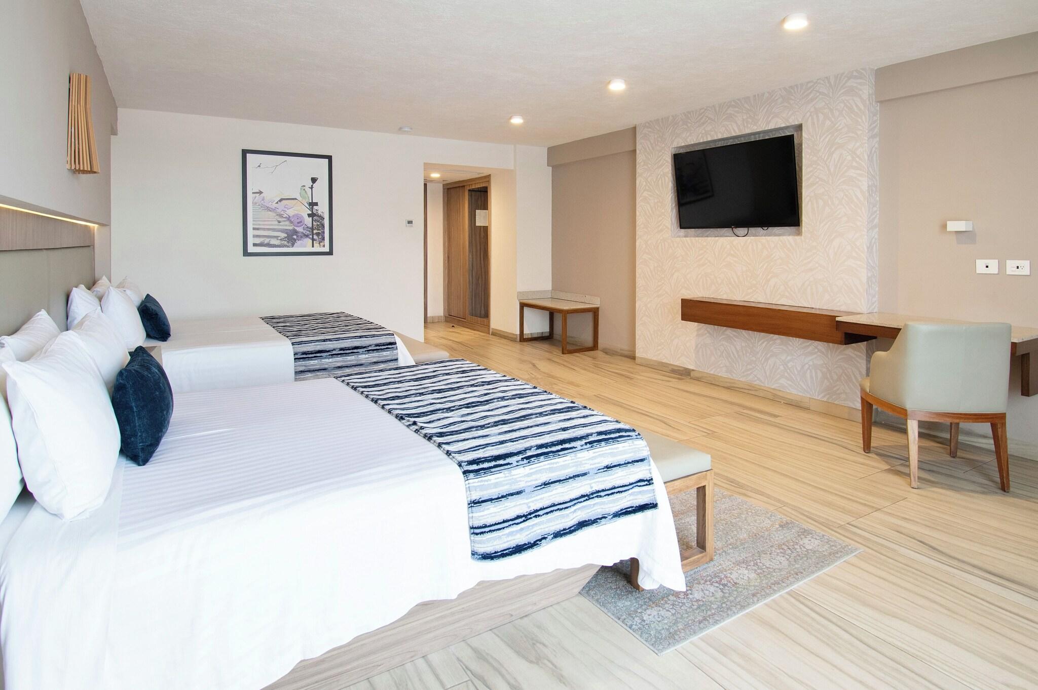 Double Two Queen Beds