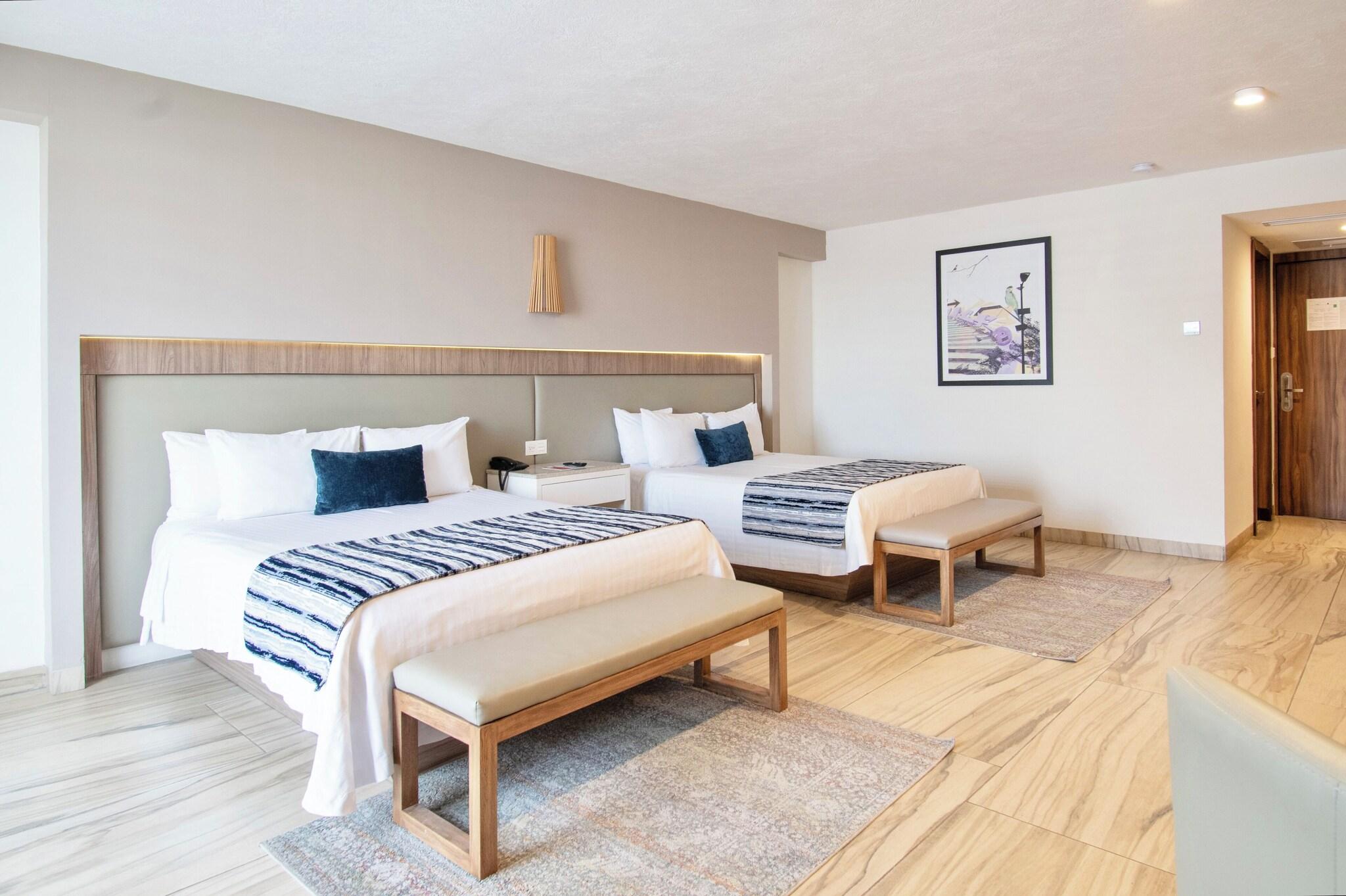 Double Two Queen Beds