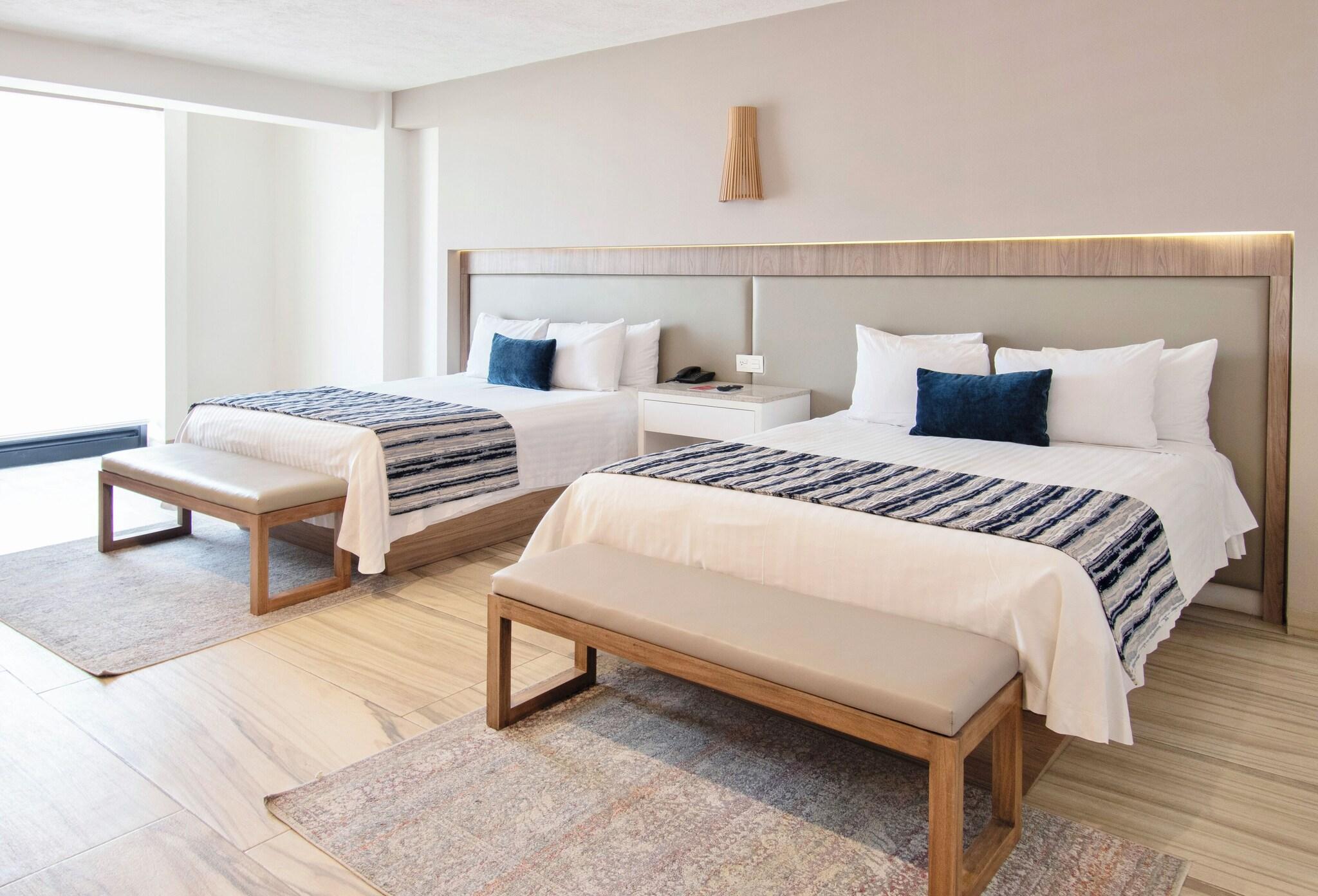 Double Two Queen Beds