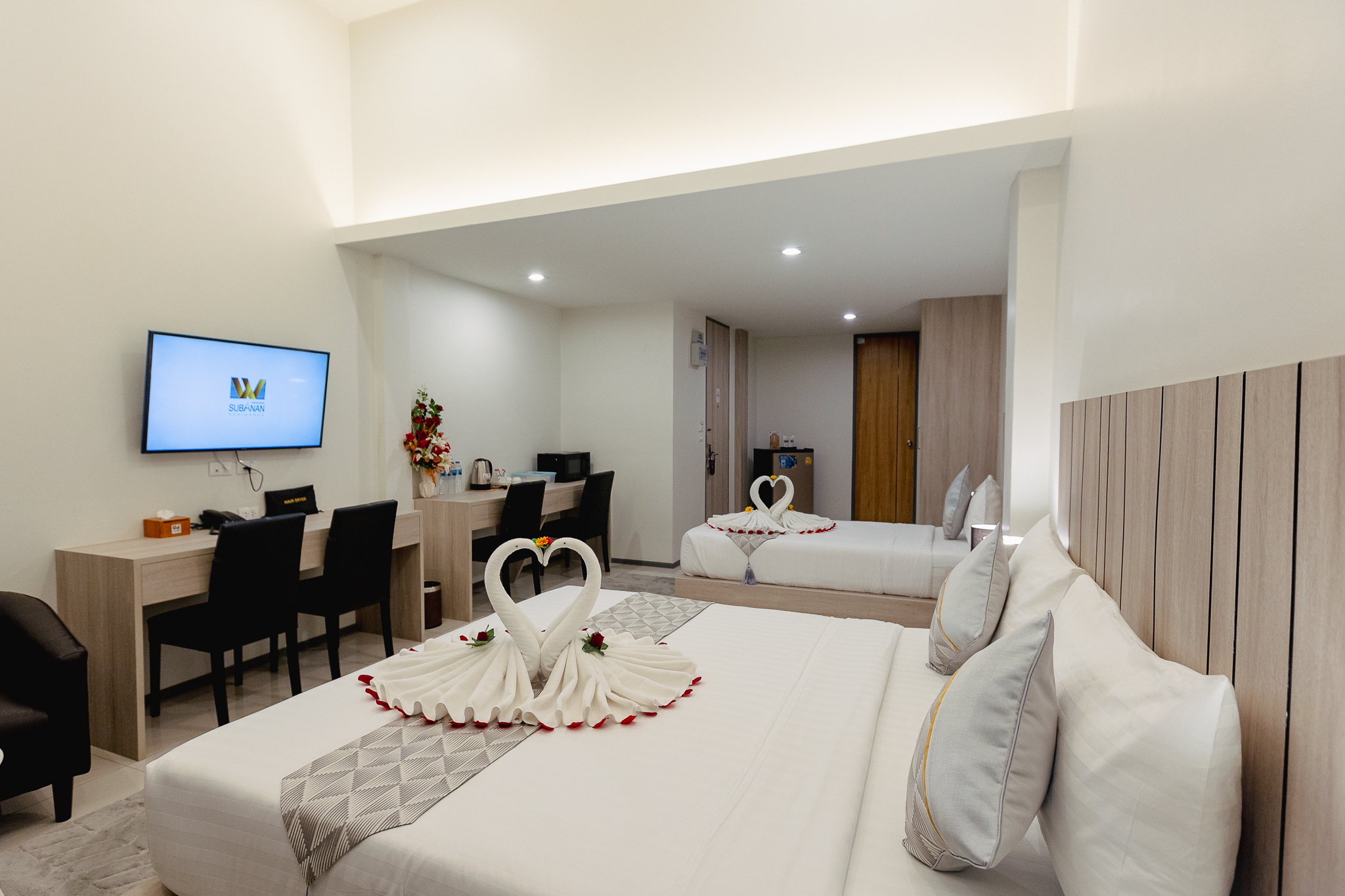 Quadruple with Balcony