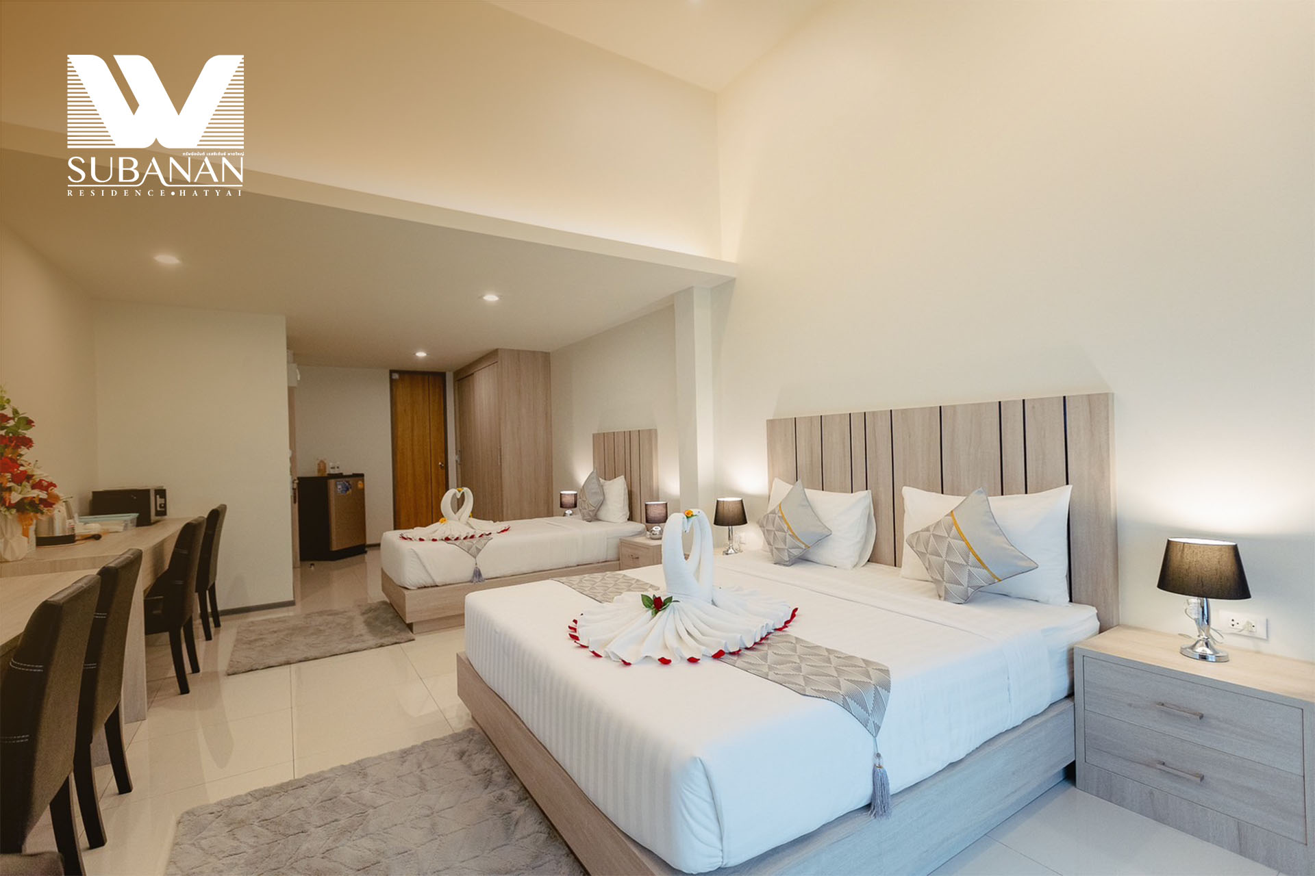 Quadruple with Balcony