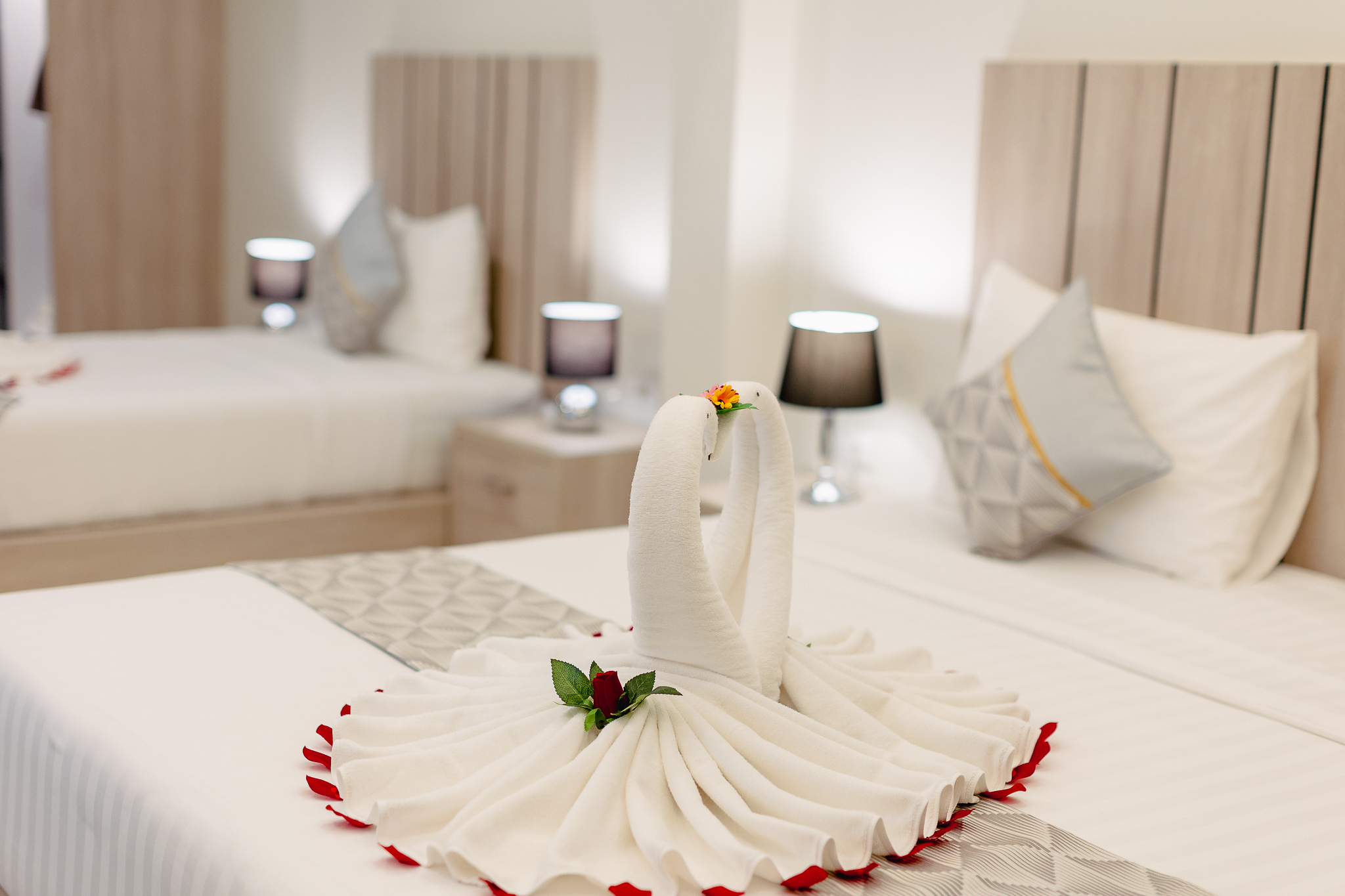 Quadruple with Balcony