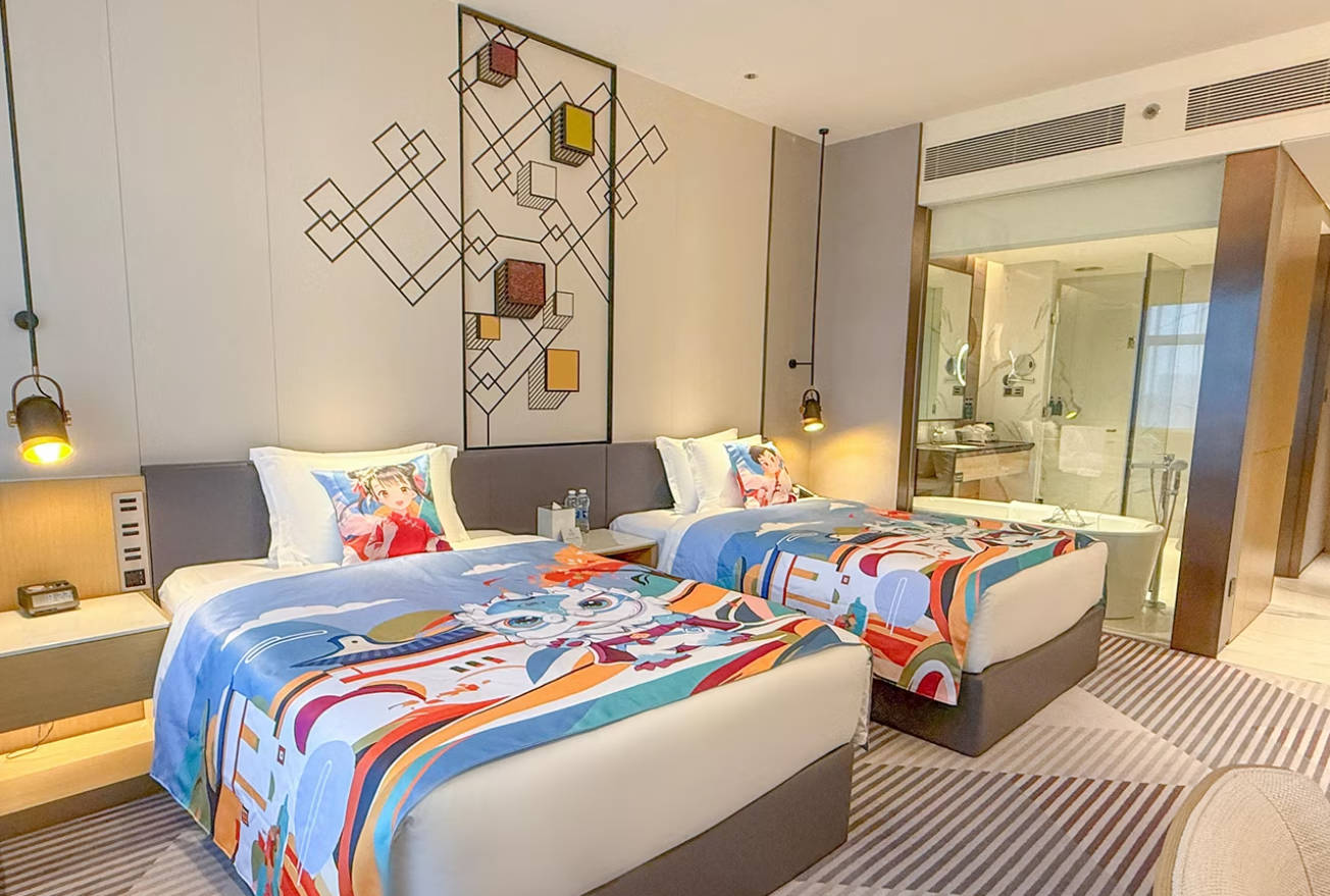 Double Two Double Beds