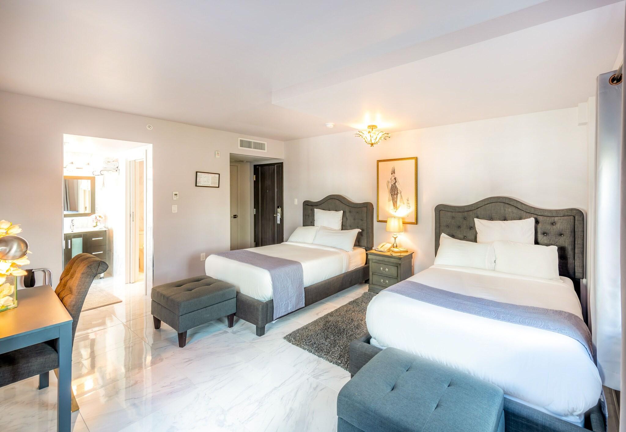 Double Two Queen Beds