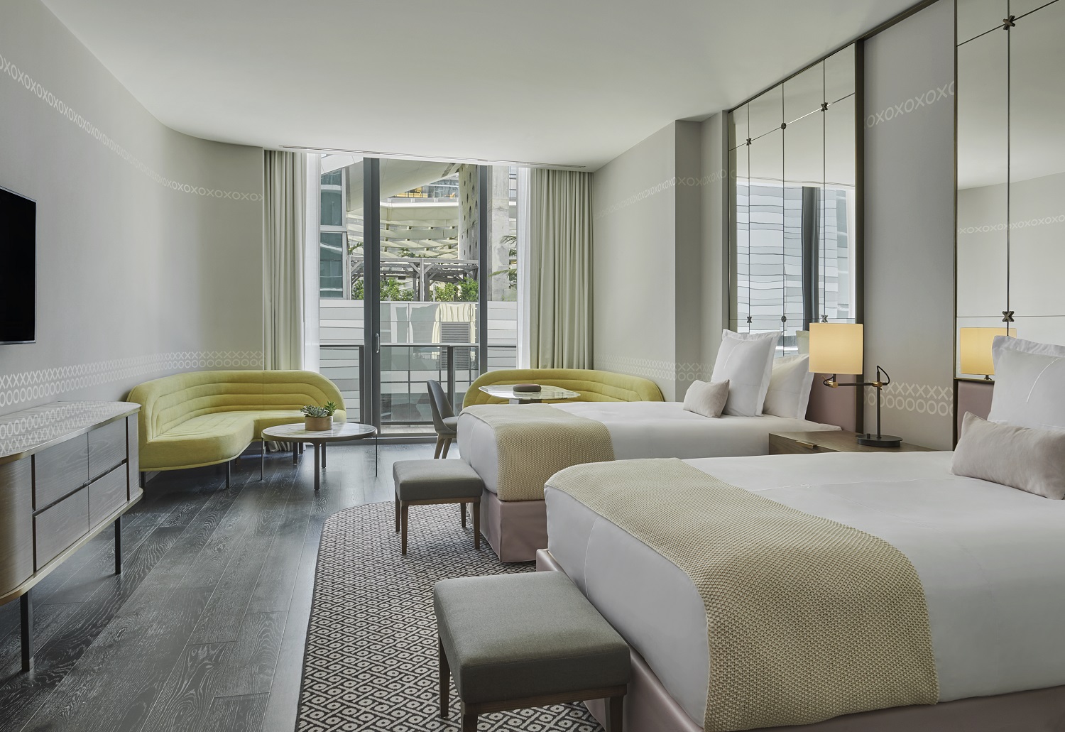 Double Queen Size Bed