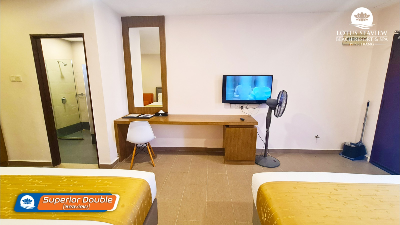 Double Two Queen Beds