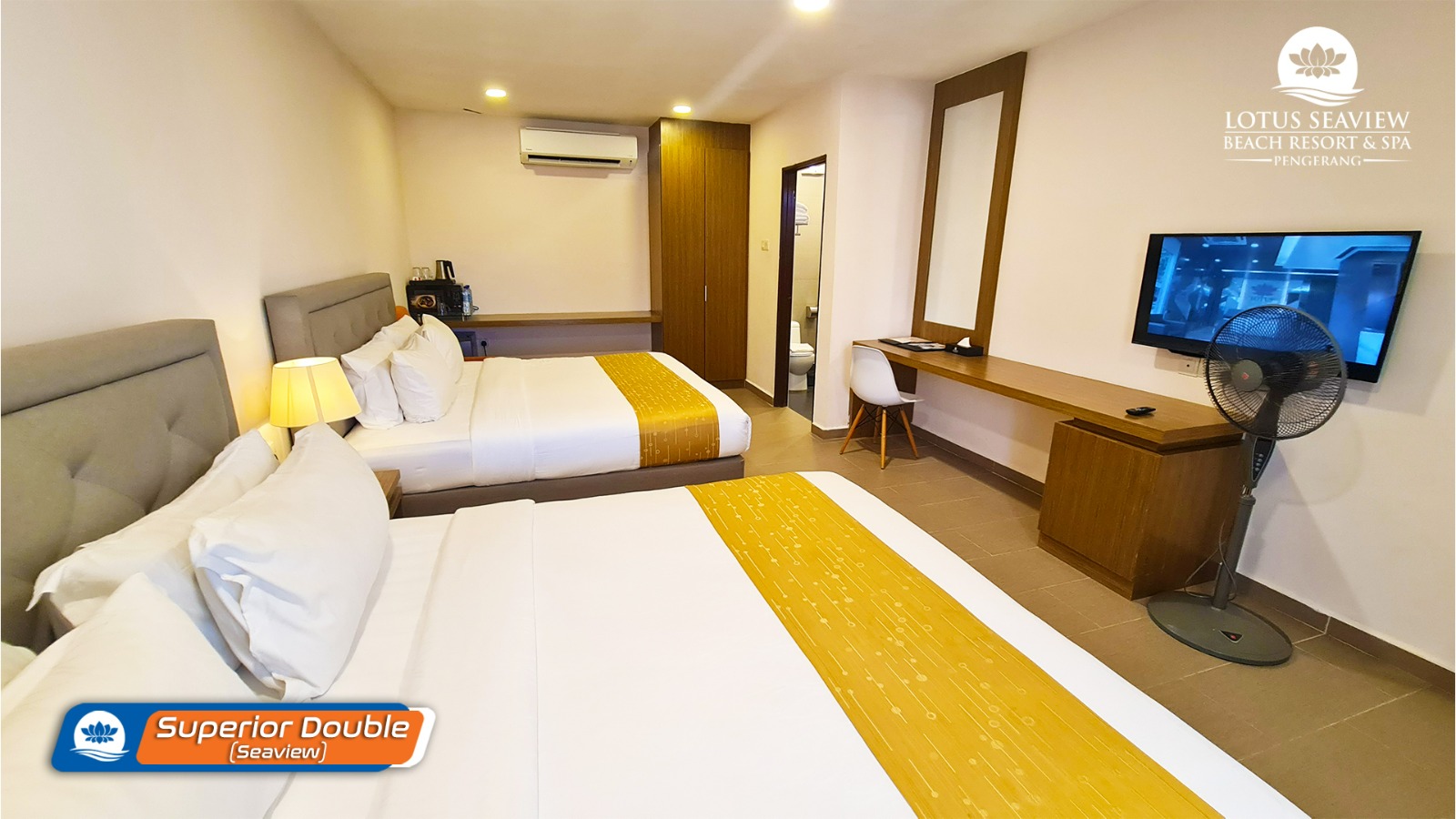 Double Two Queen Beds